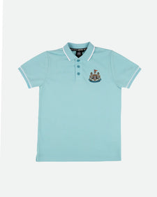 Newcastle United Kids' Essentials Range Blue Polo Shirt