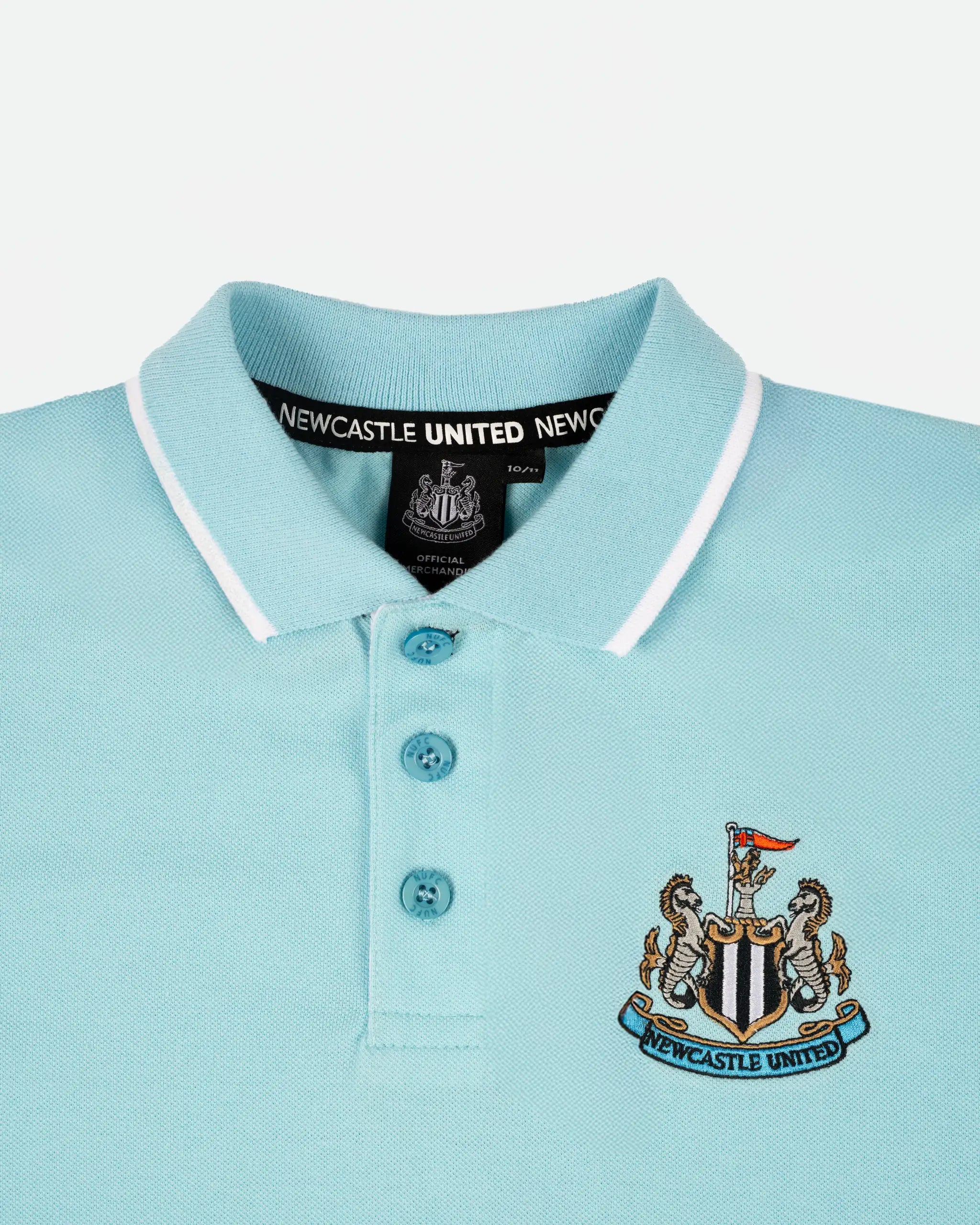 Newcastle United Kids' Essentials Range Blue Polo Shirt