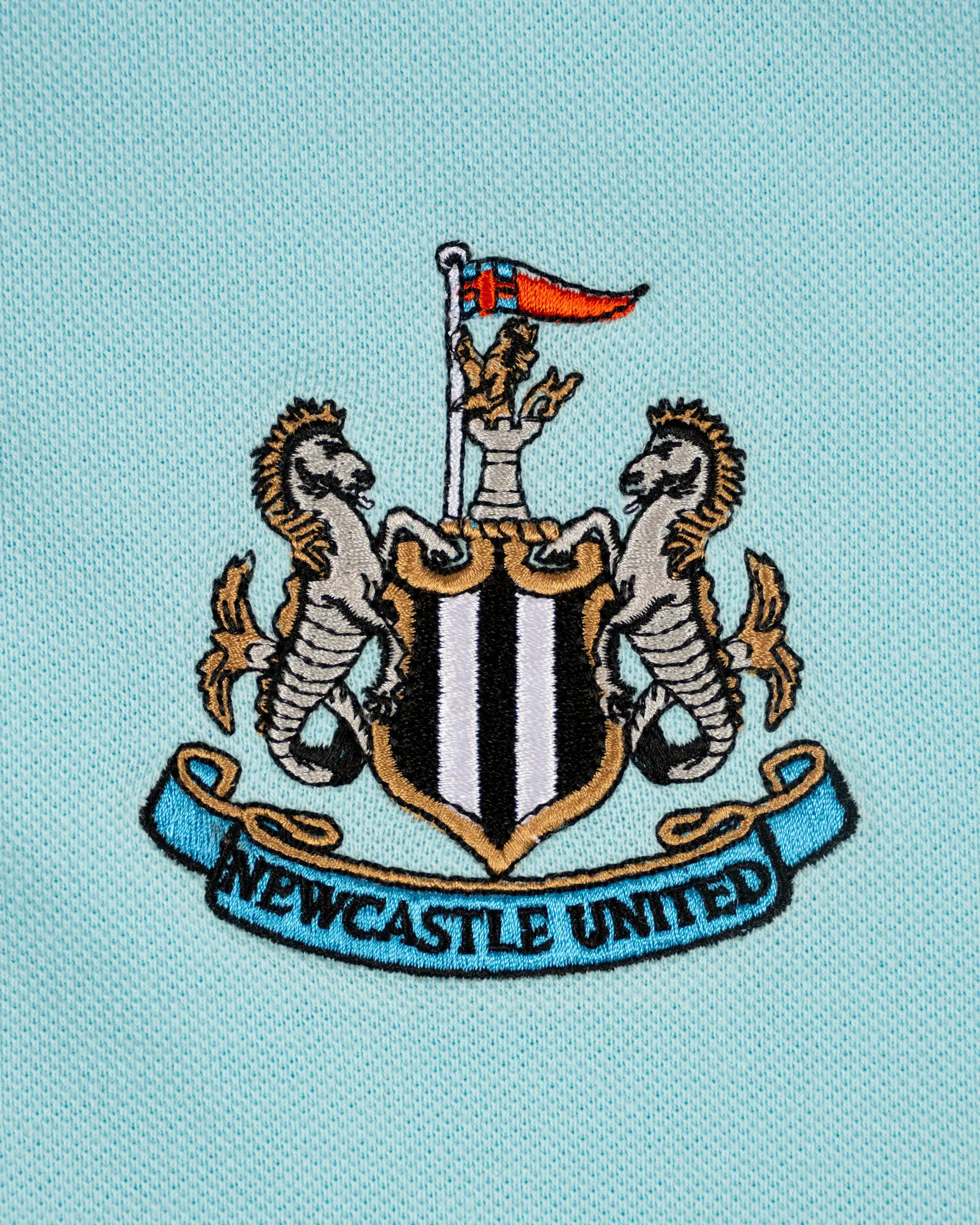 Newcastle United Kids' Essentials Range Blue Polo Shirt