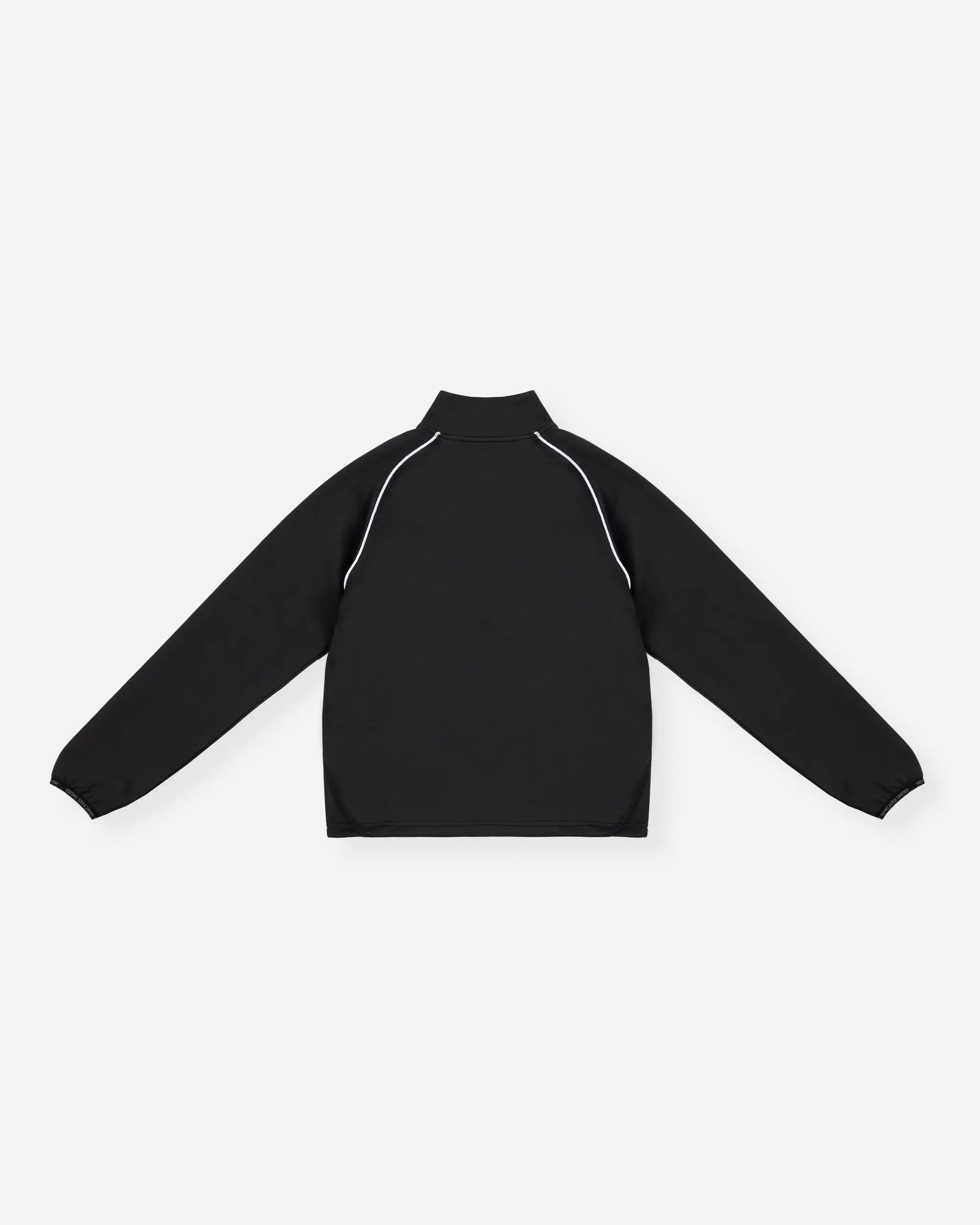 Newcastle United Kids' Black Tech Poly 1/4 Zip Track Top