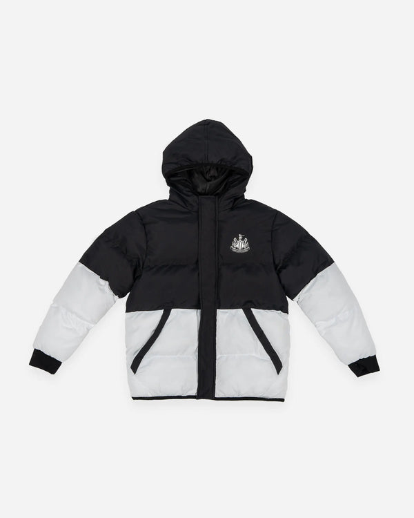 Newcastle United Kids' Colour Block Quilted Jacket