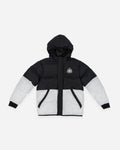 Newcastle United Kids' Black & White Colourblock Puffer Jacket