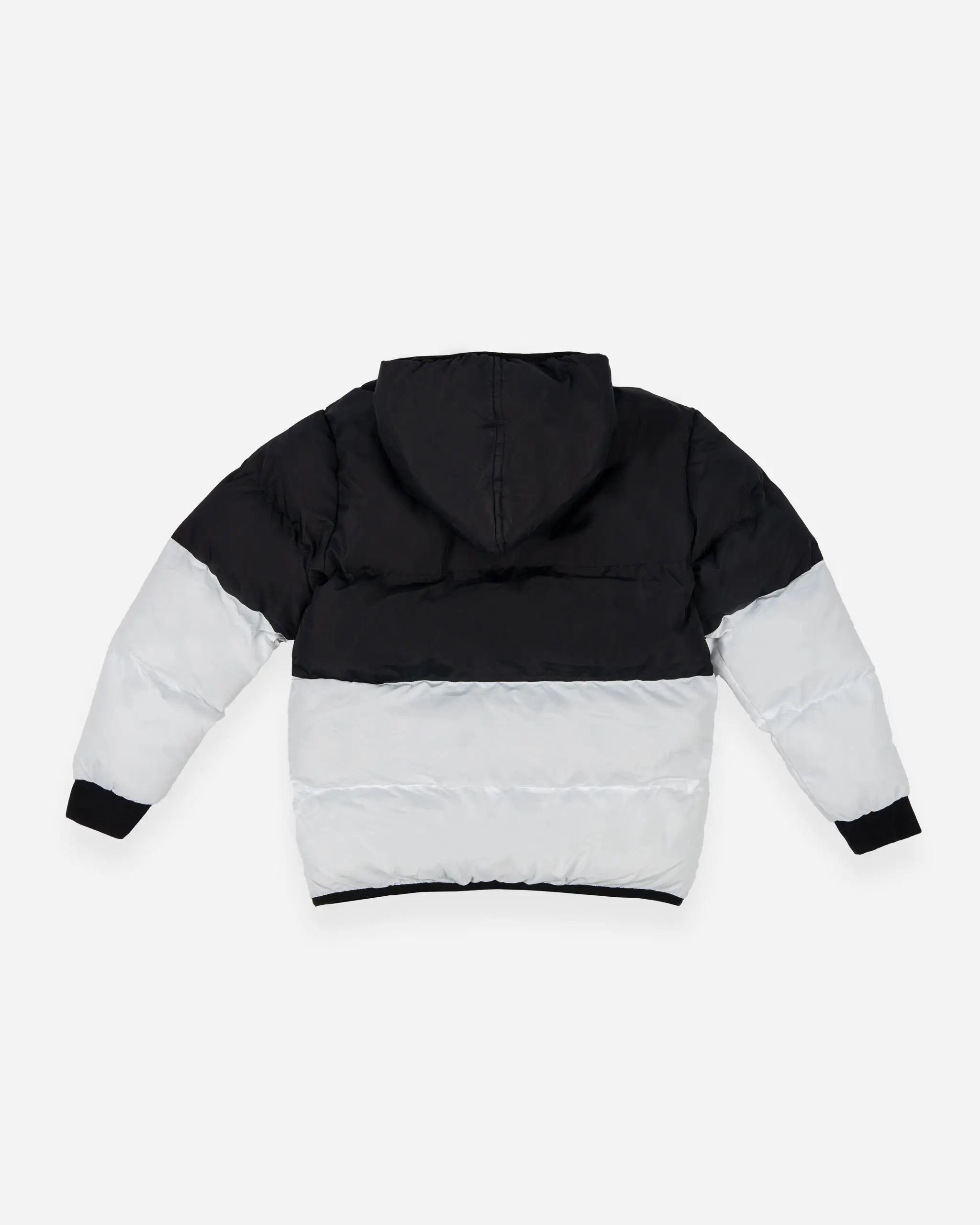 Newcastle United Kids' Black & White Colourblock Puffer Jacket