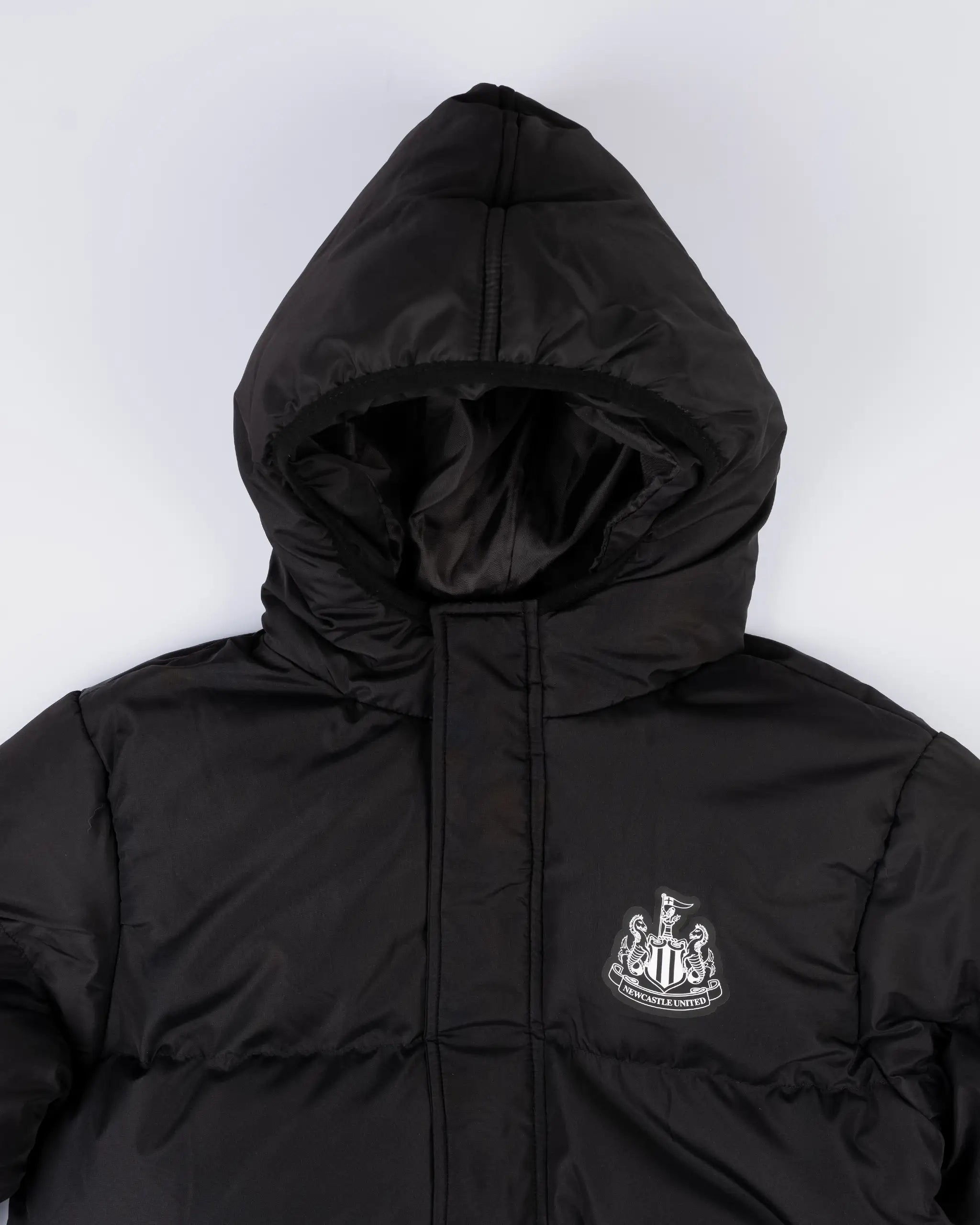 Newcastle United Kids Colour Block Quilted Jacket