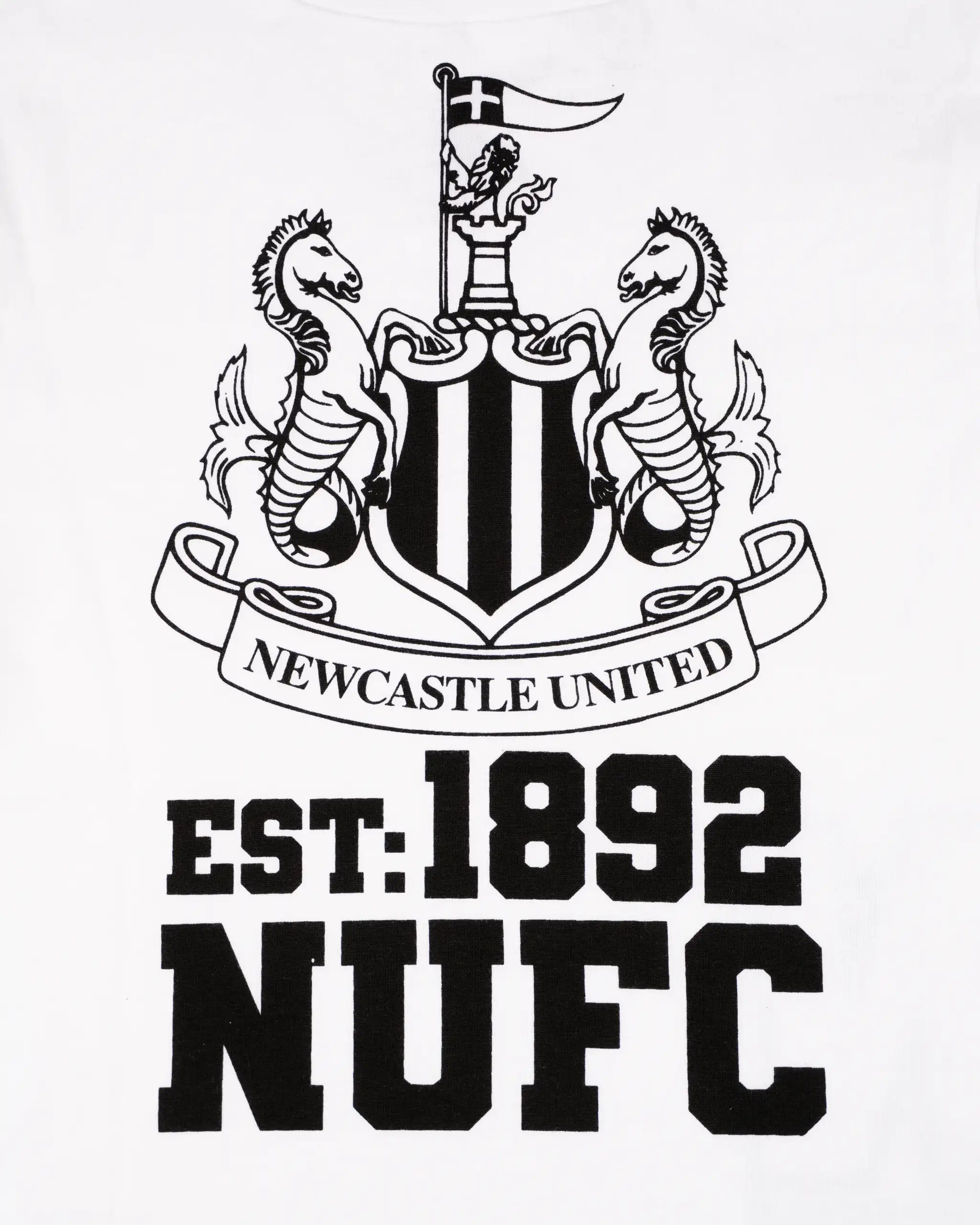 Newcastle United Kids' 1892 White T-Shirt