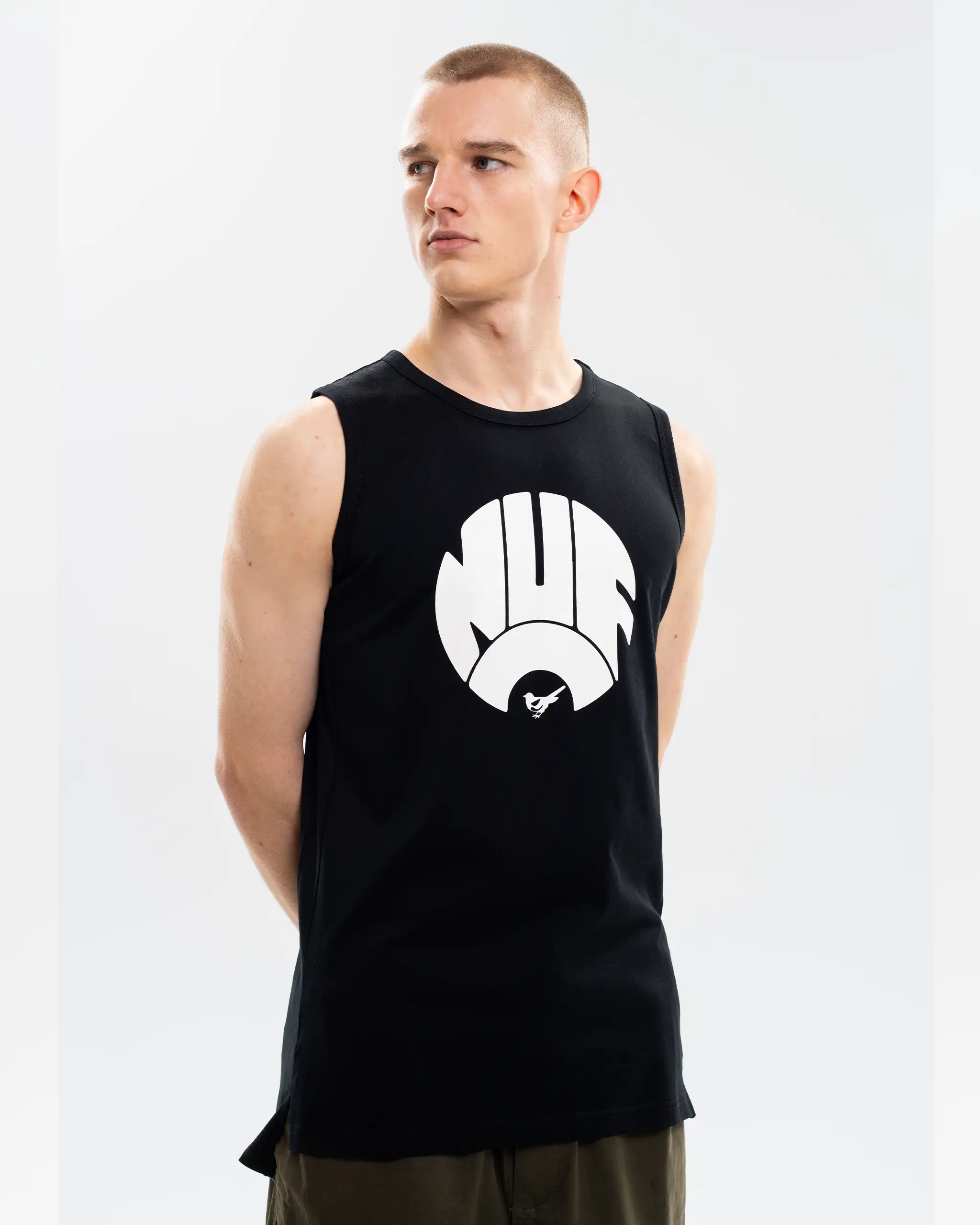 Newcastle United Men's Black Retro Crest Vest