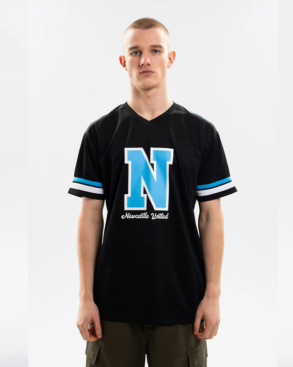 Newcastle United Men's Black American Football Jersey