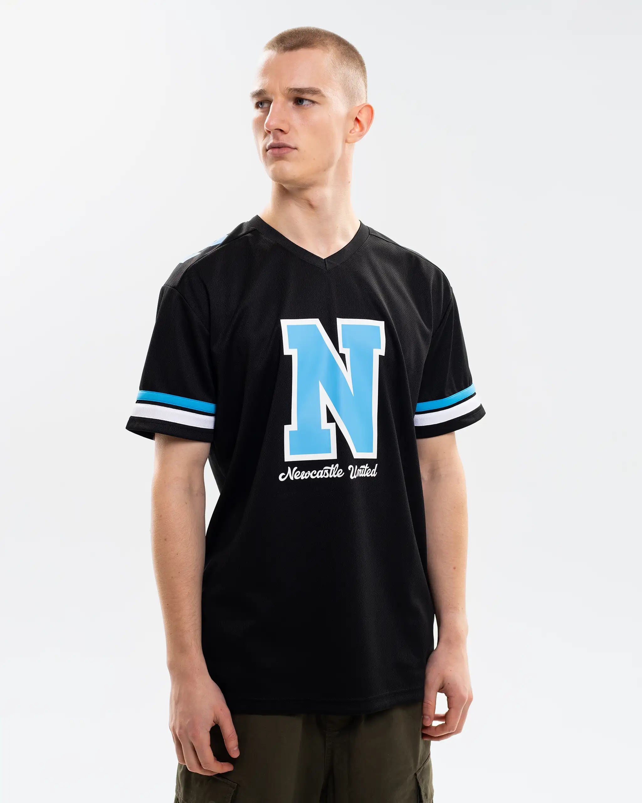 Newcastle United Men's Black American Football Jersey