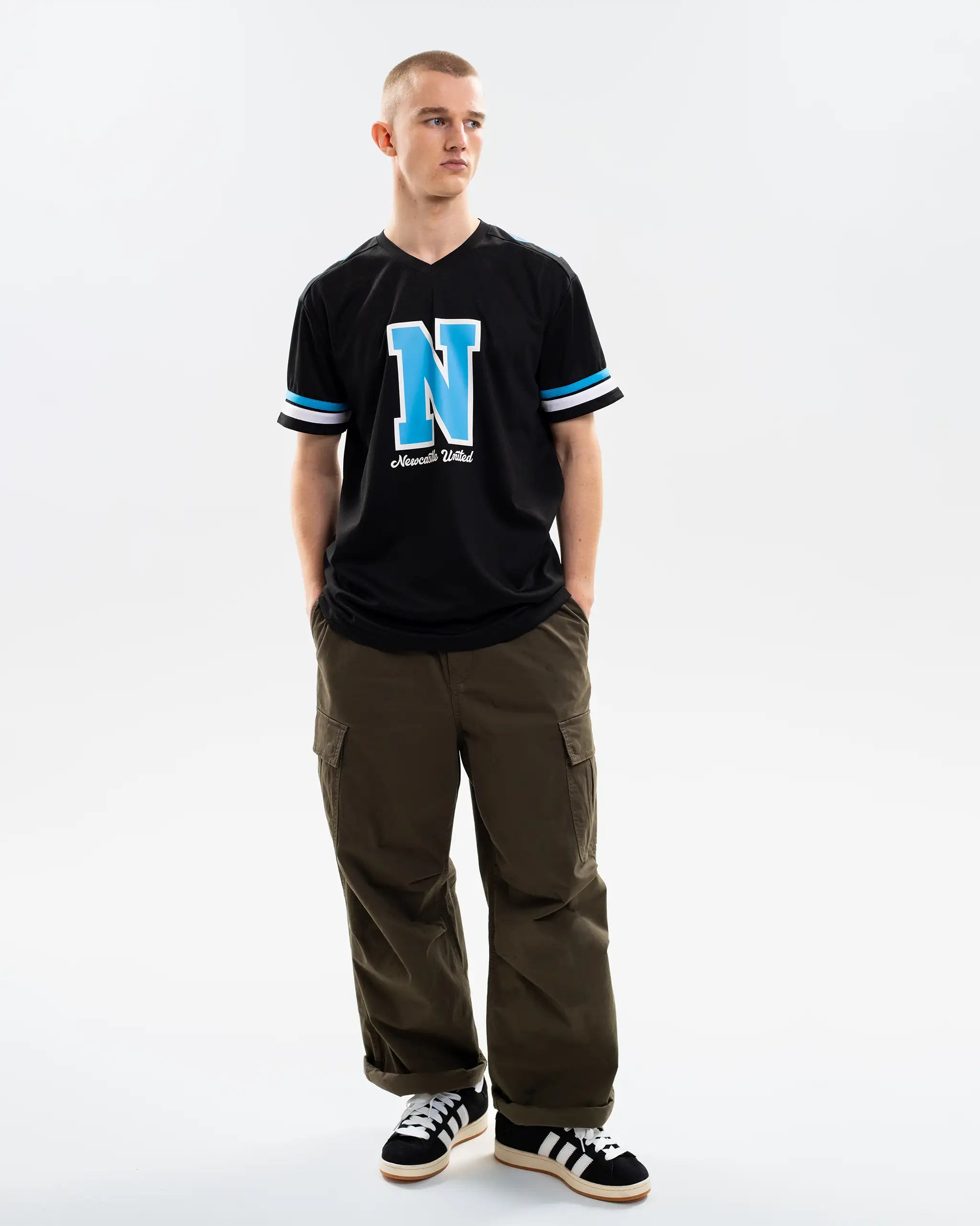 Newcastle United Men's Black American Football Jersey
