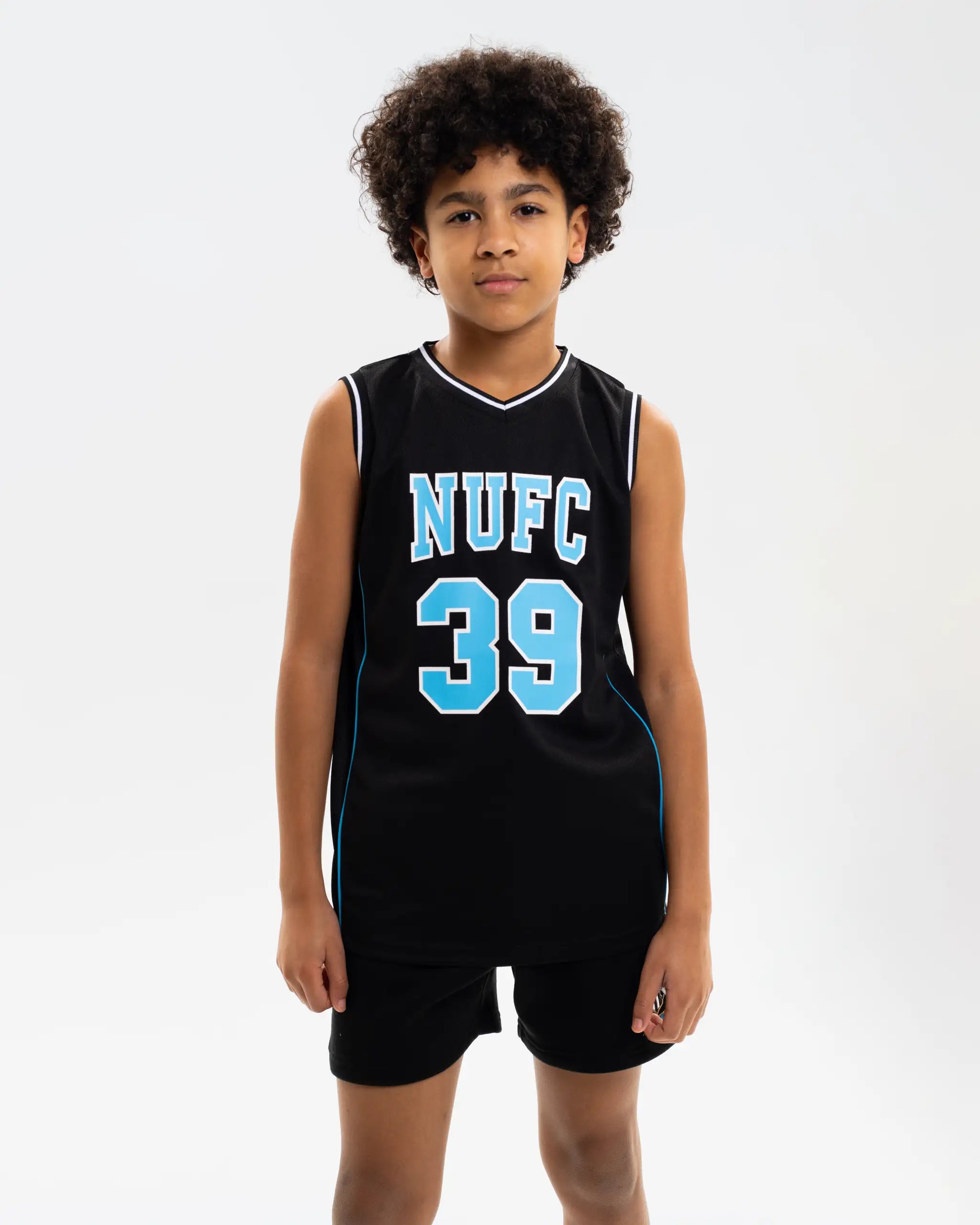 Newcastle United Kids' Black Basketball Vest