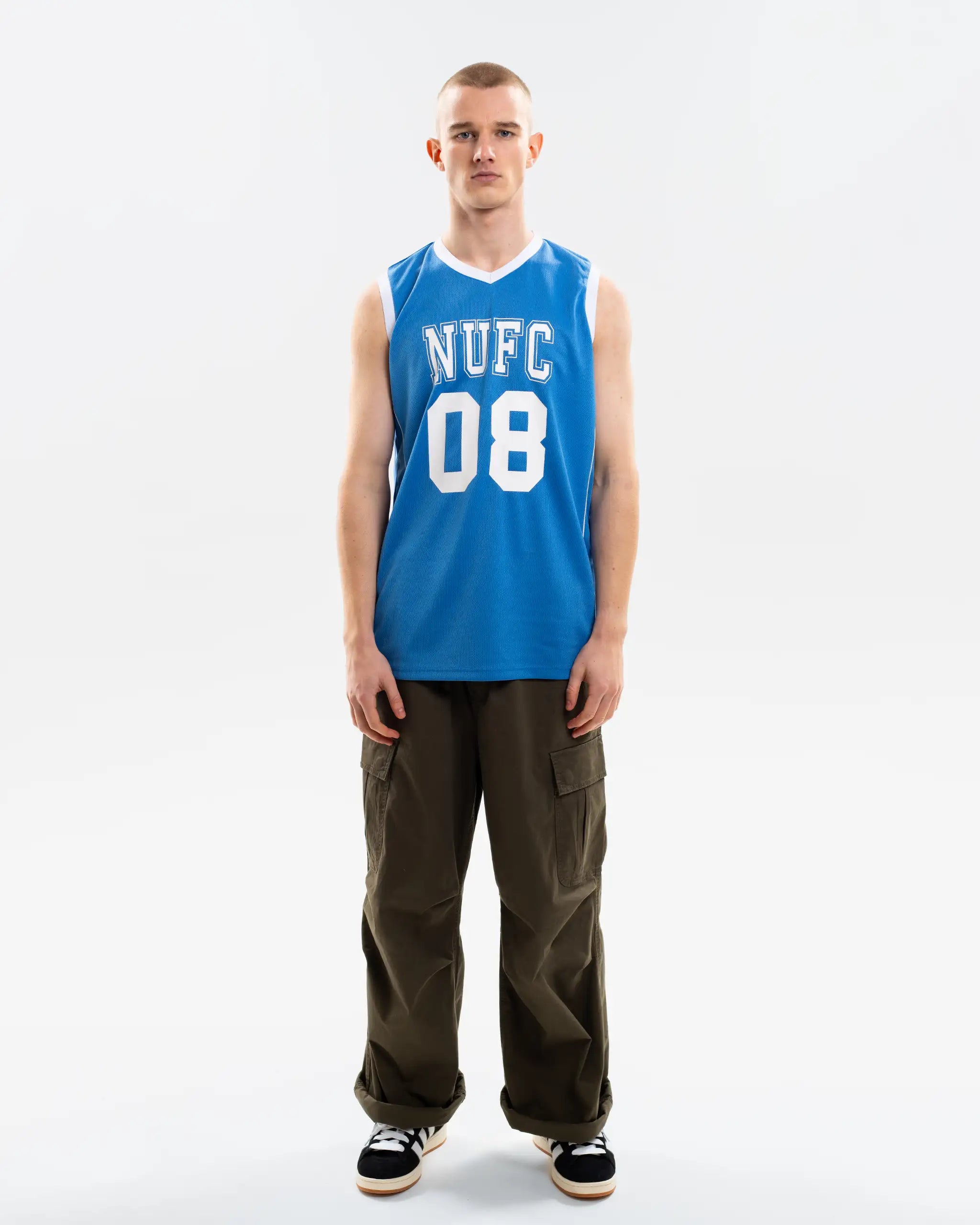 Newcastle United Men's Blue Basketball Vest