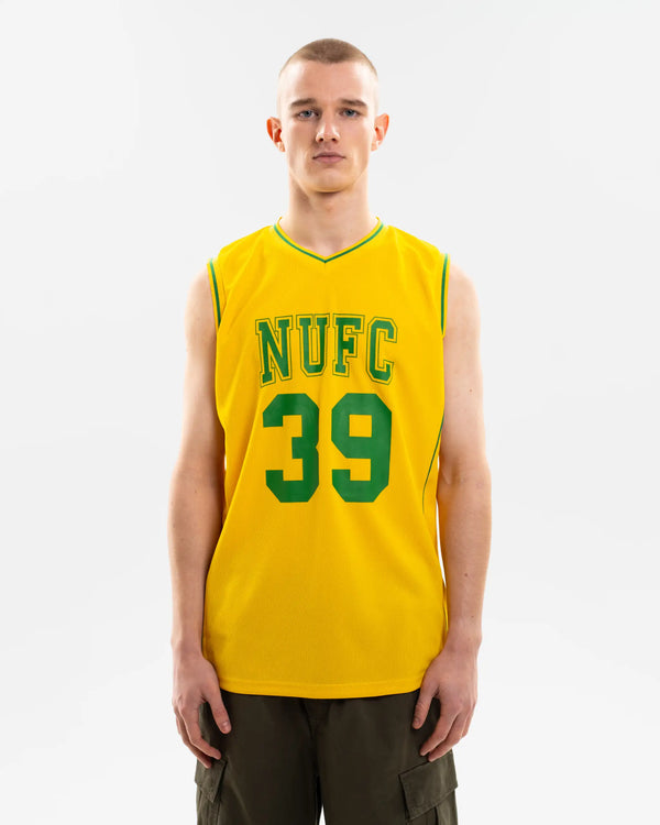 Newcastle United Men's Yellow Basketball Vest