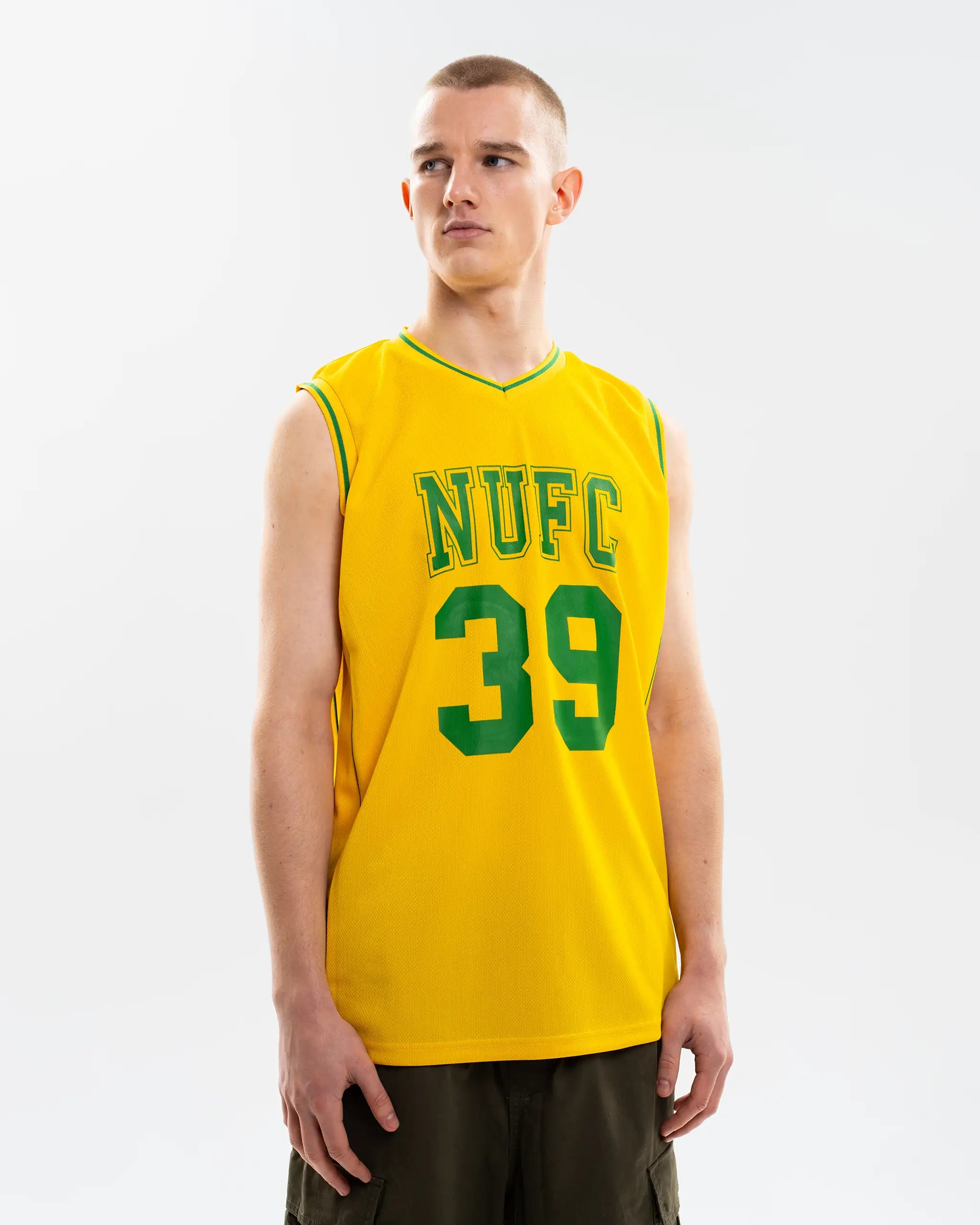 Newcastle United Men's Yellow Basketball Vest