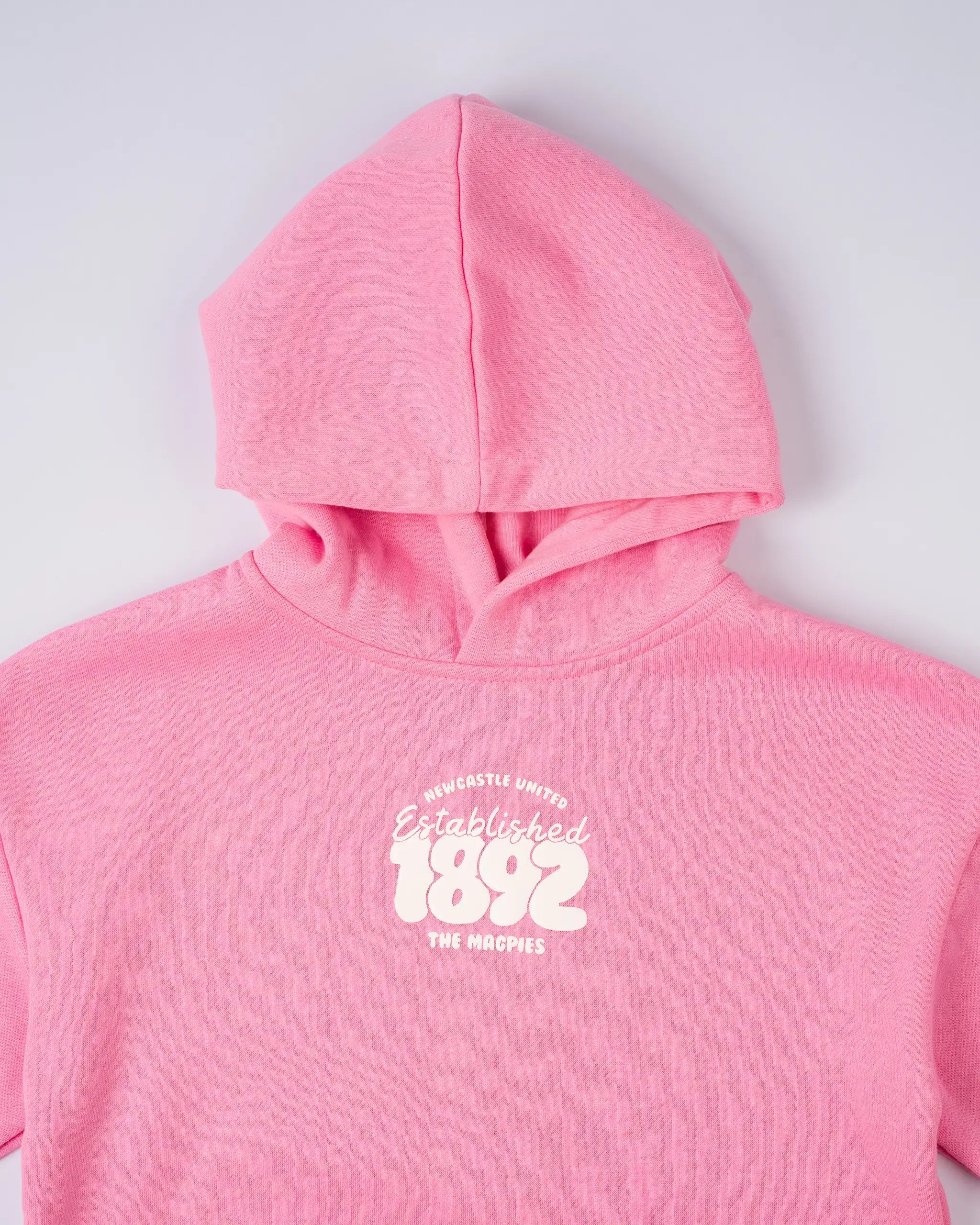 Newcastle United Girl's 1892 Pink Oversized Hoodie