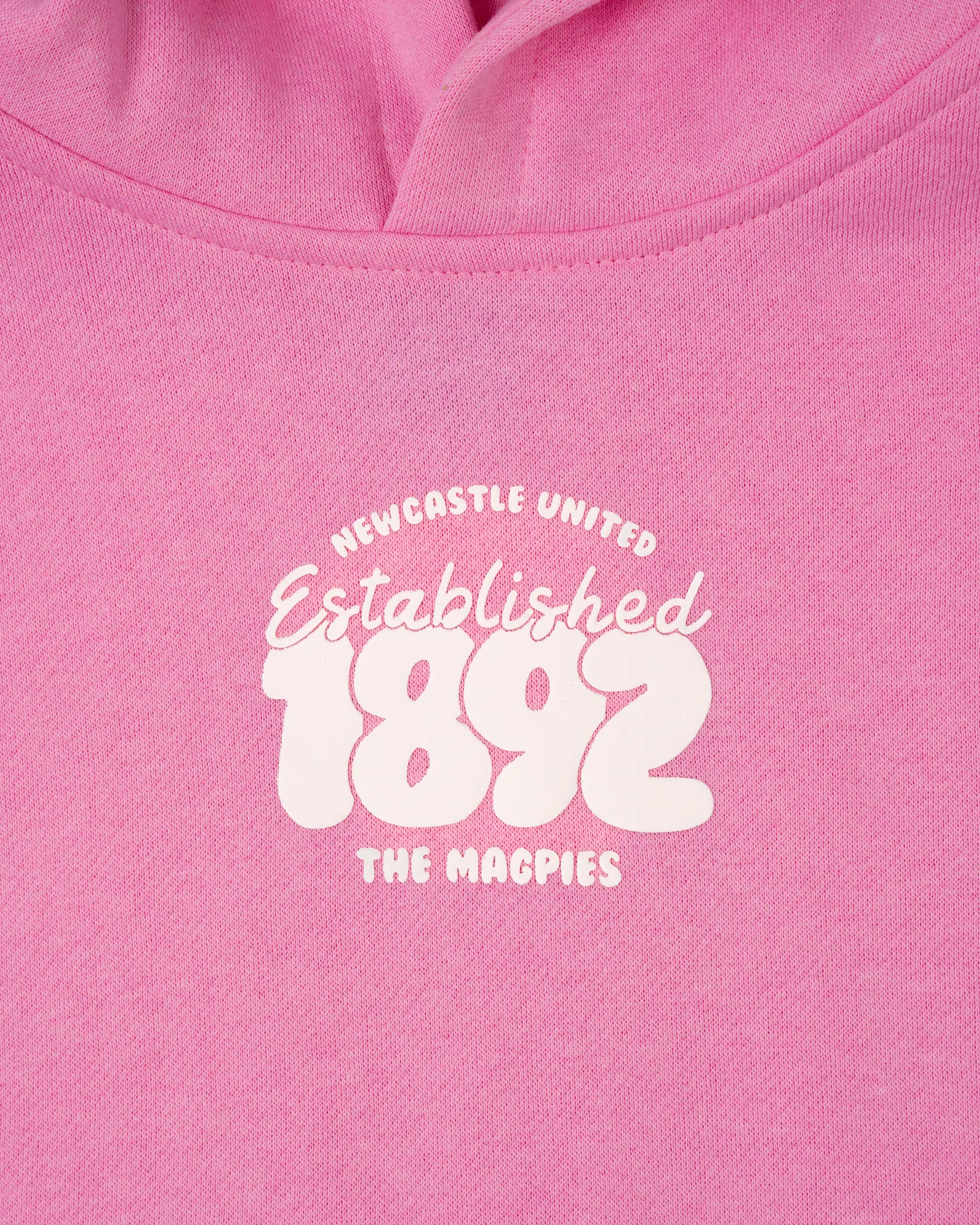 Newcastle United Girl's 1892 Pink Oversized Hoodie