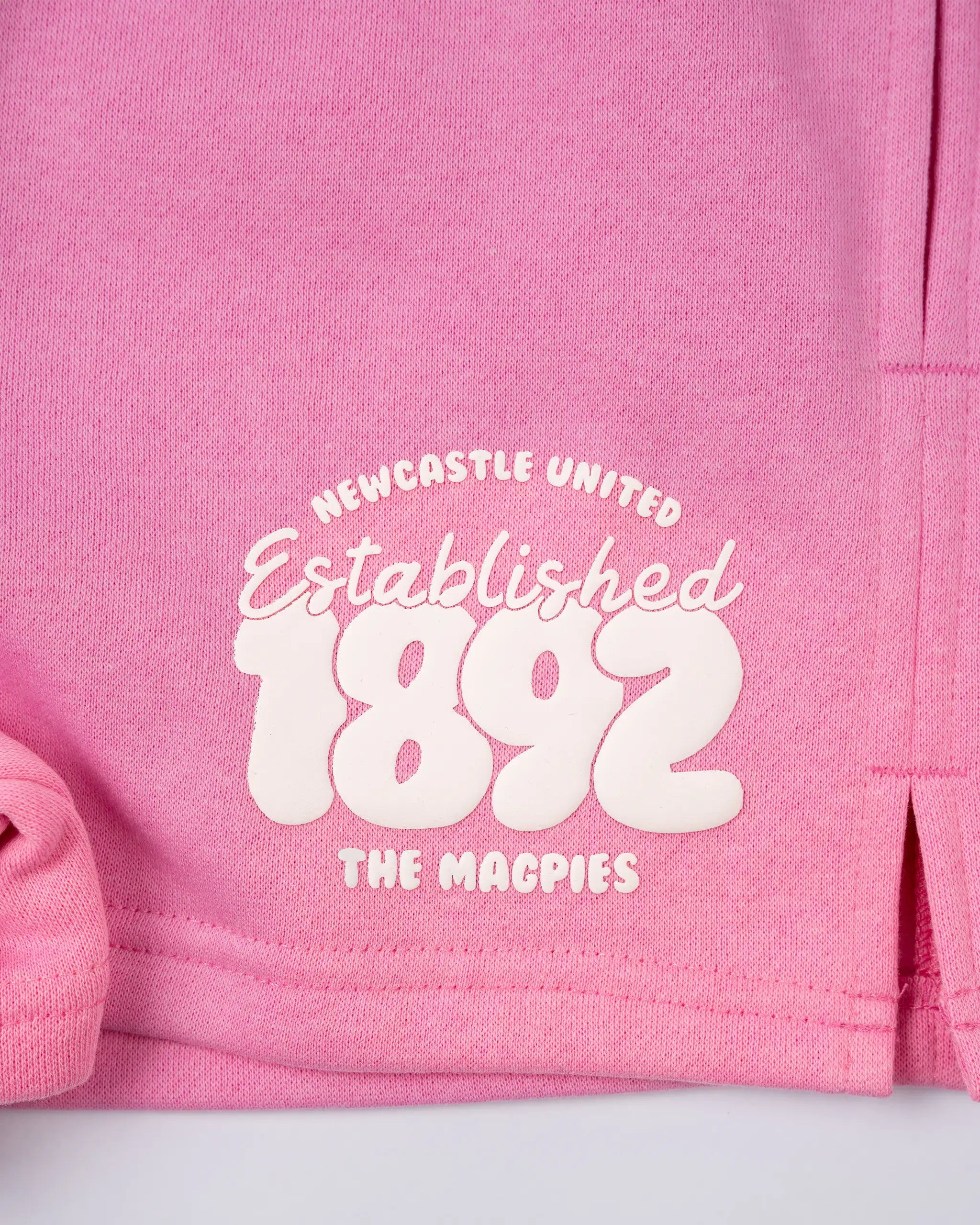 Newcastle United Girl's 1892 Pink Sweatshorts