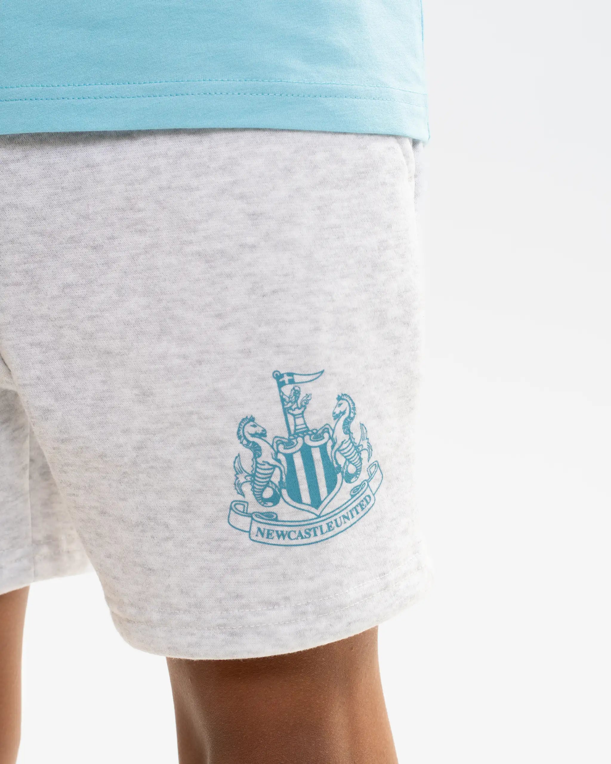 Newcastle United Boy's Grey Sweatshorts
