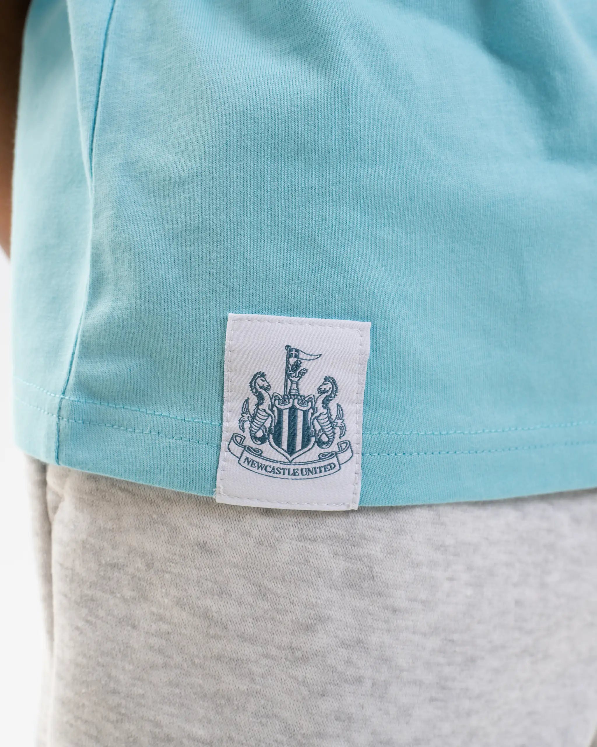 Newcastle United Boy's Blue Graphic T-Shirt