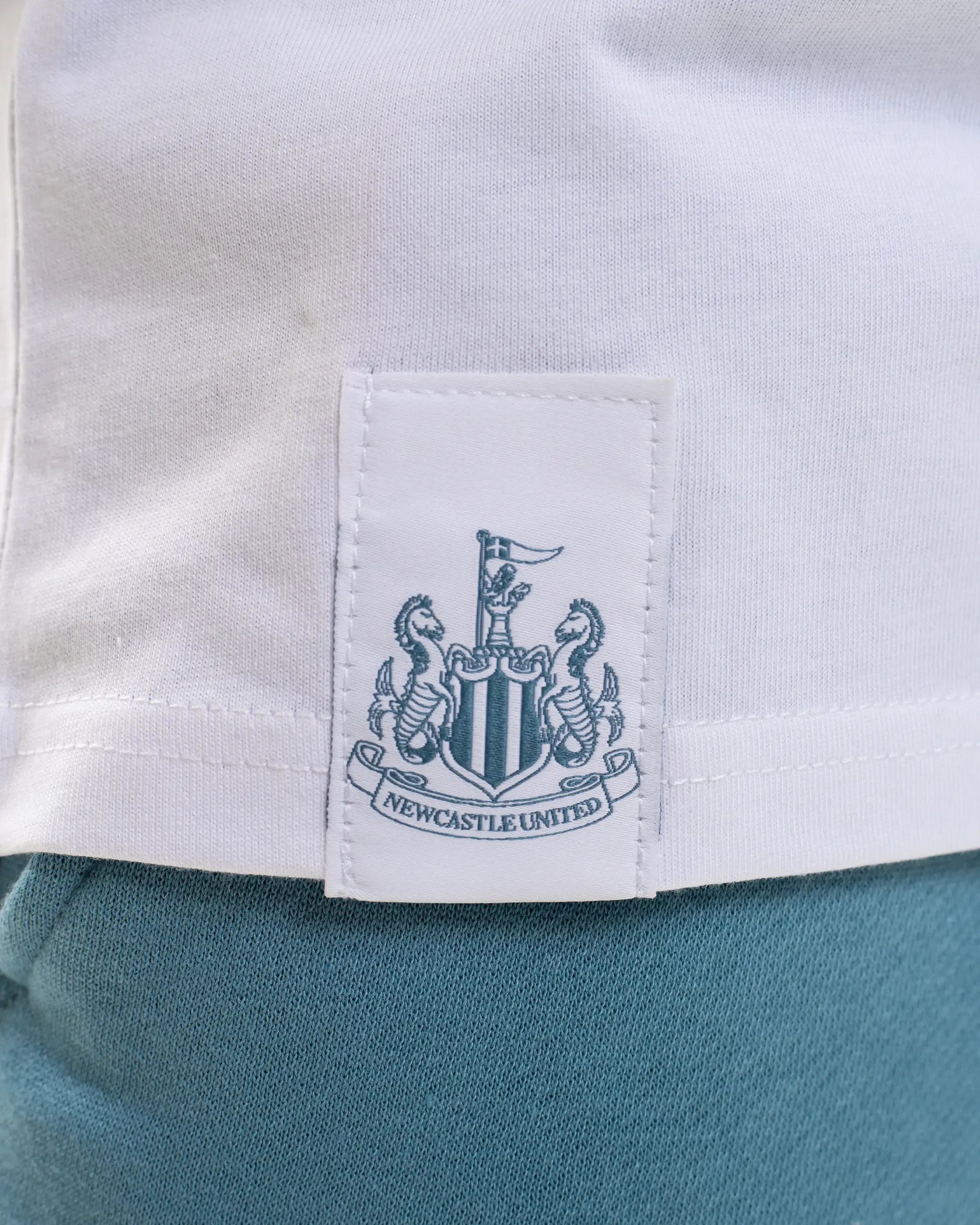 Newcastle United Boy's White Oversized T-Shirt