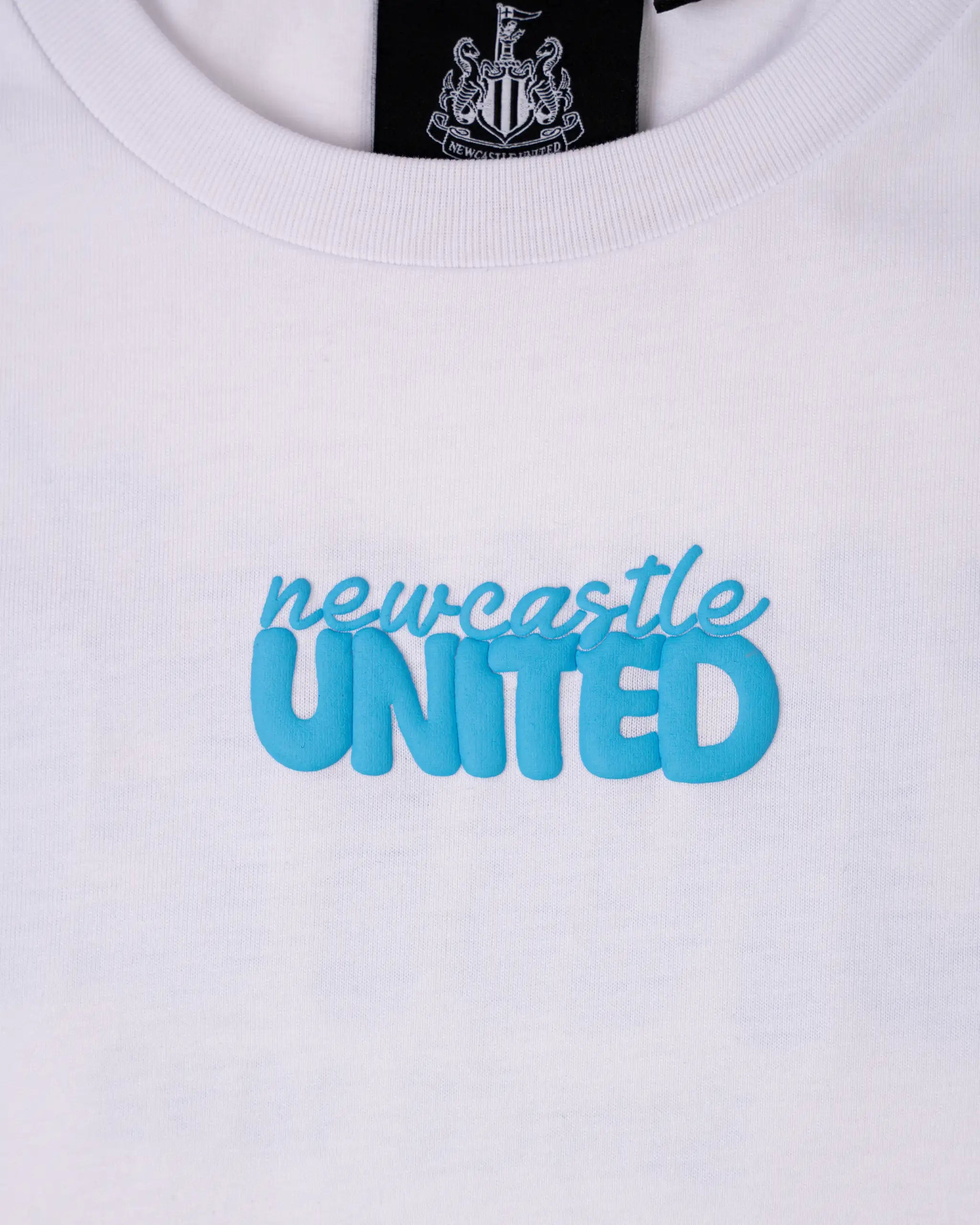 Newcastle United Girl's 1892 White & Blue Oversized T-Shirt