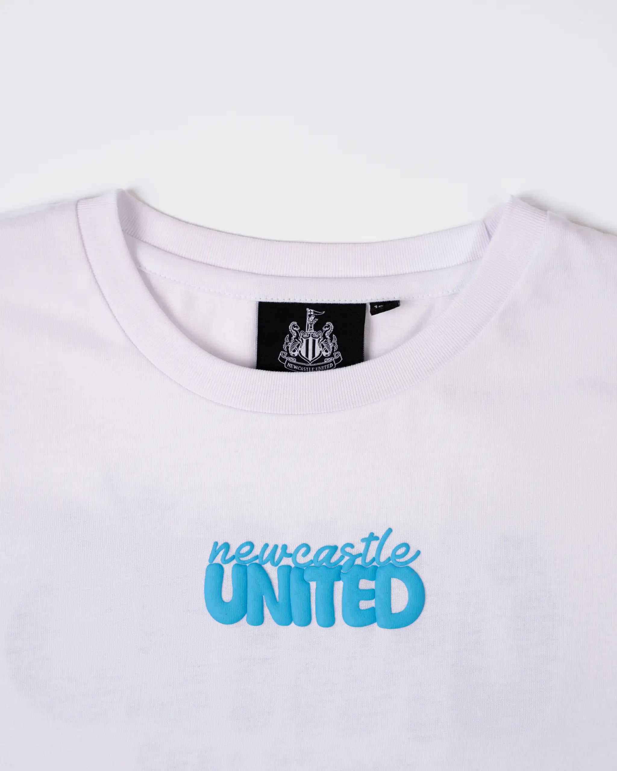 Newcastle United Girl's 1892 White & Blue Oversized T-Shirt