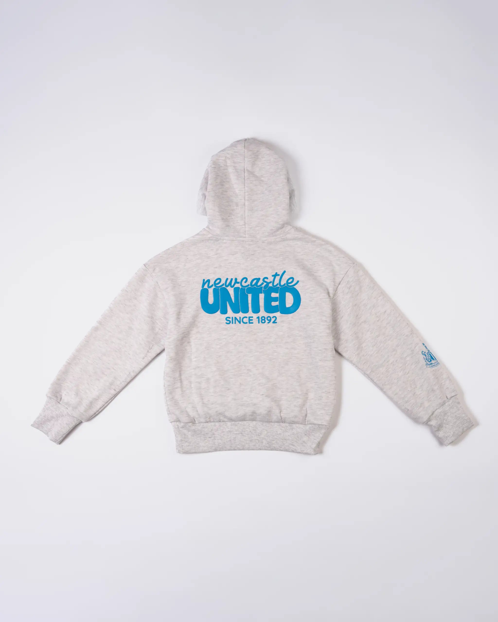 Newcastle United Girl's Grey Oversized Hoodie