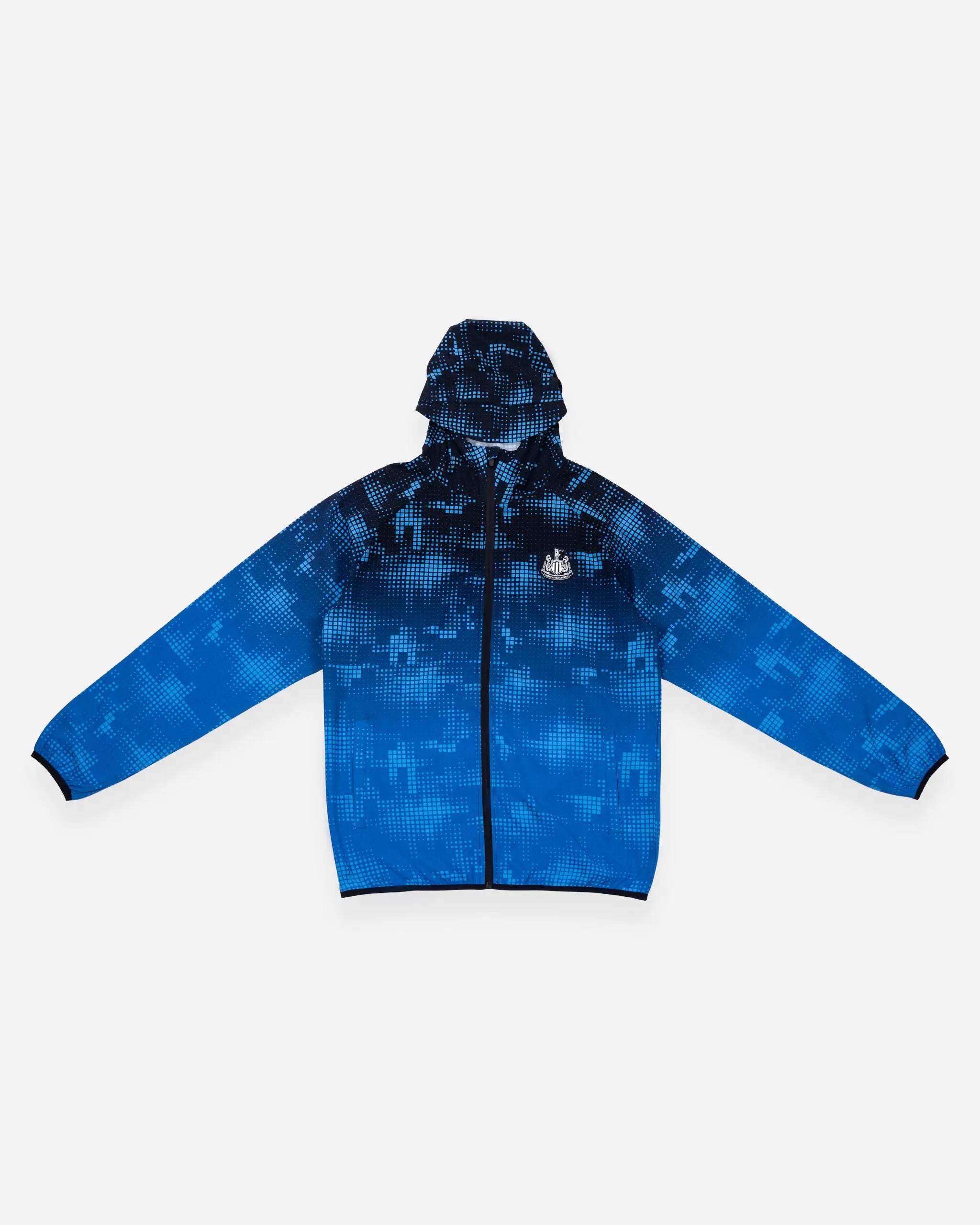 Newcastle United Men's Blue Tech Poly Lightweight Jacket