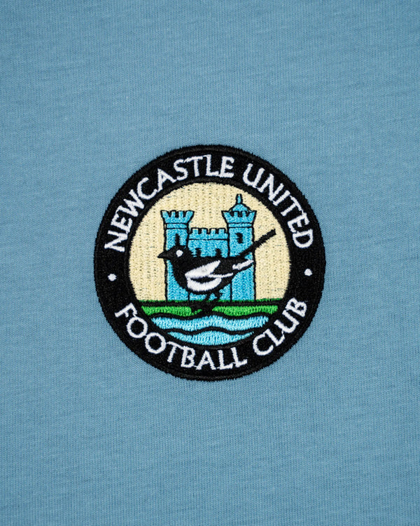 Newcastle United Men's Blue 1976 Retro Crest T-Shirt