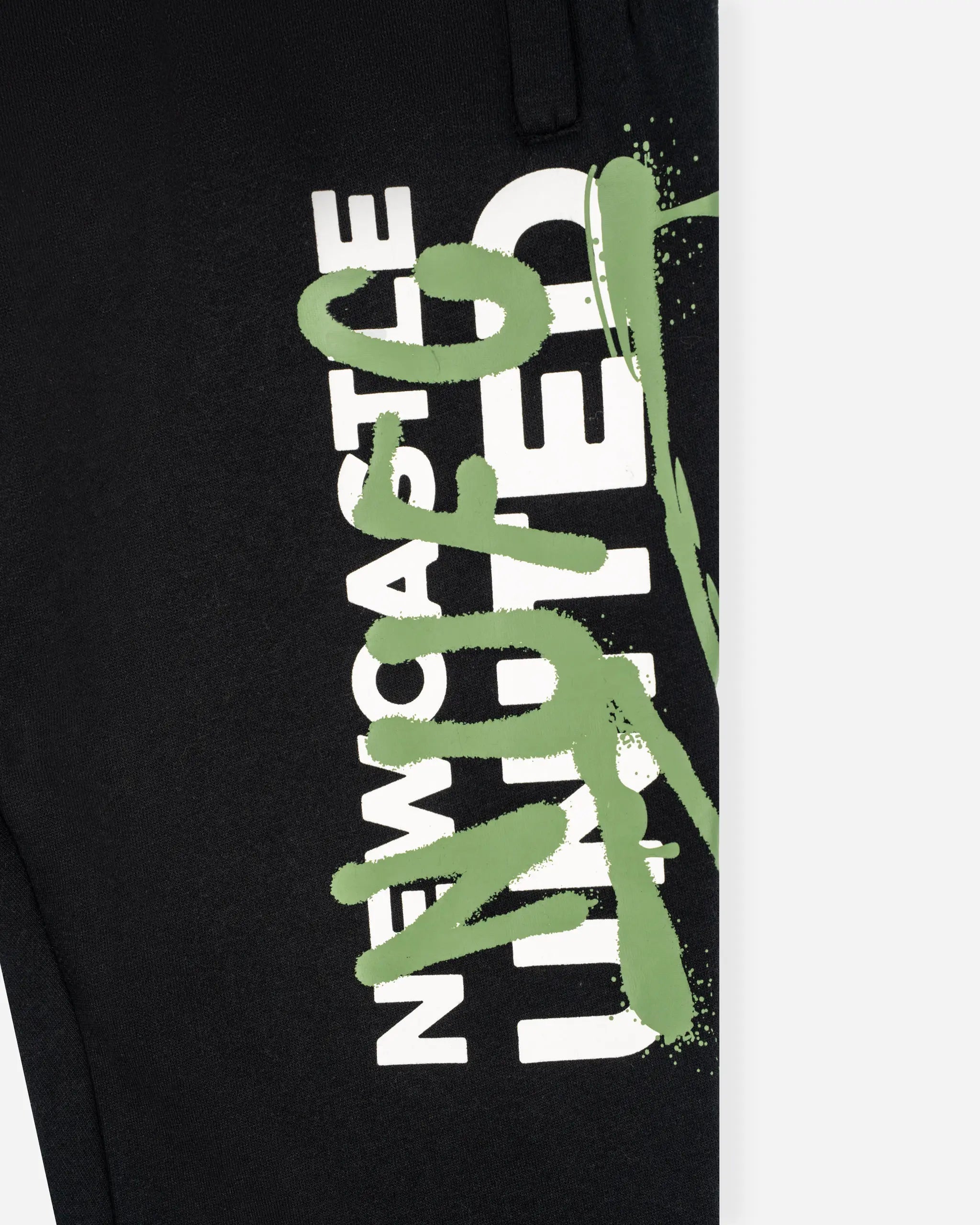Newcastle United Kids' Black Graffiti Joggers
