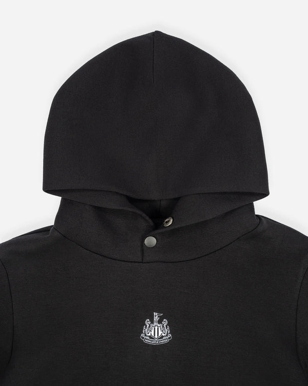 Newcastle United Kids' Black Graffiti Print Scuba Hoodie