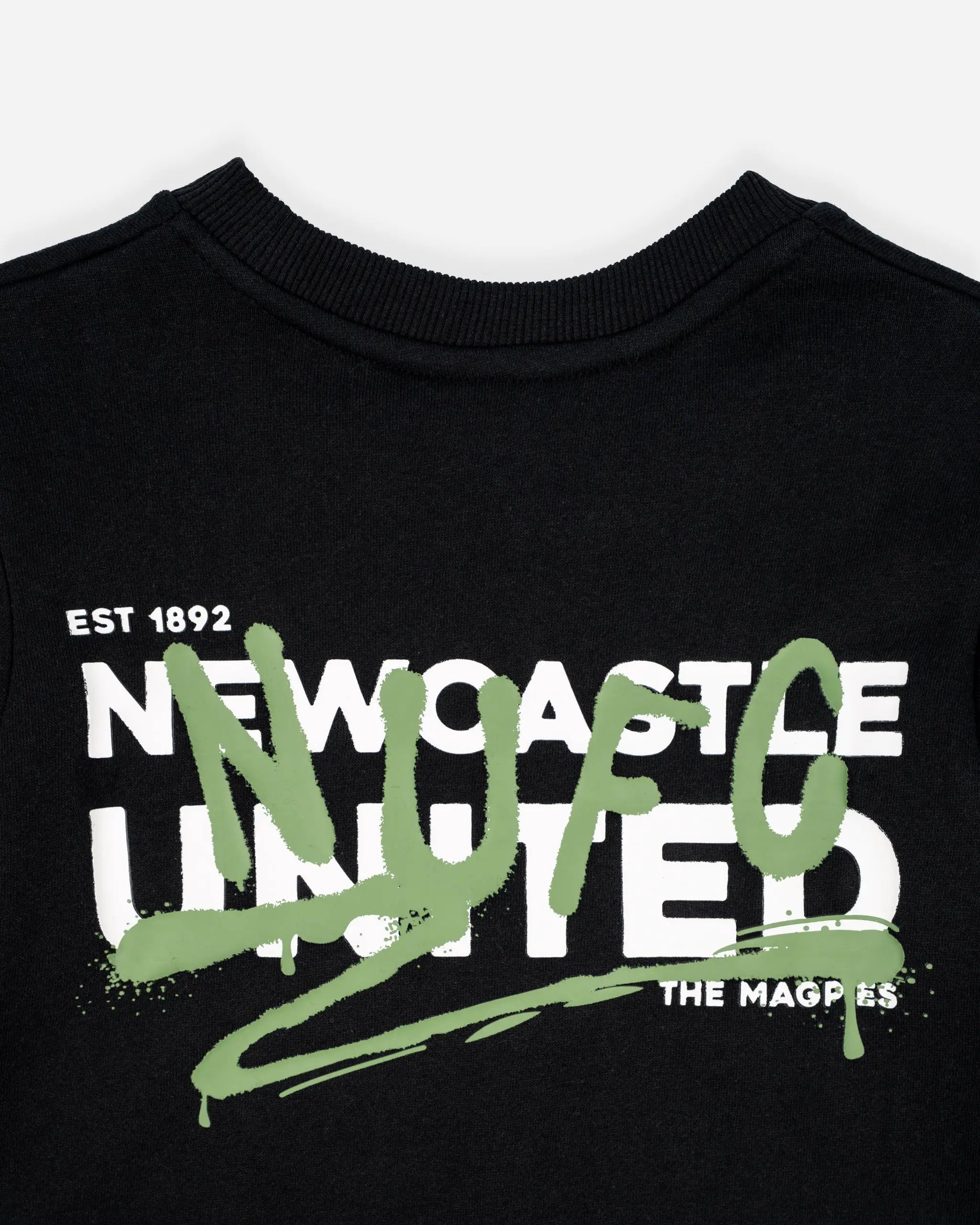Newcastle United Kids' Black Graffiti Sweatshirt
