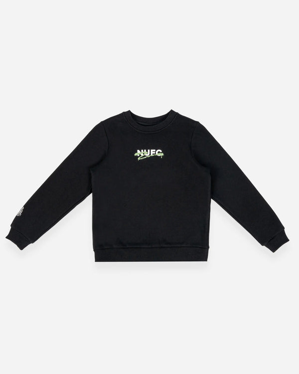 Newcastle United Kids' Black Graffiti Sweatshirt