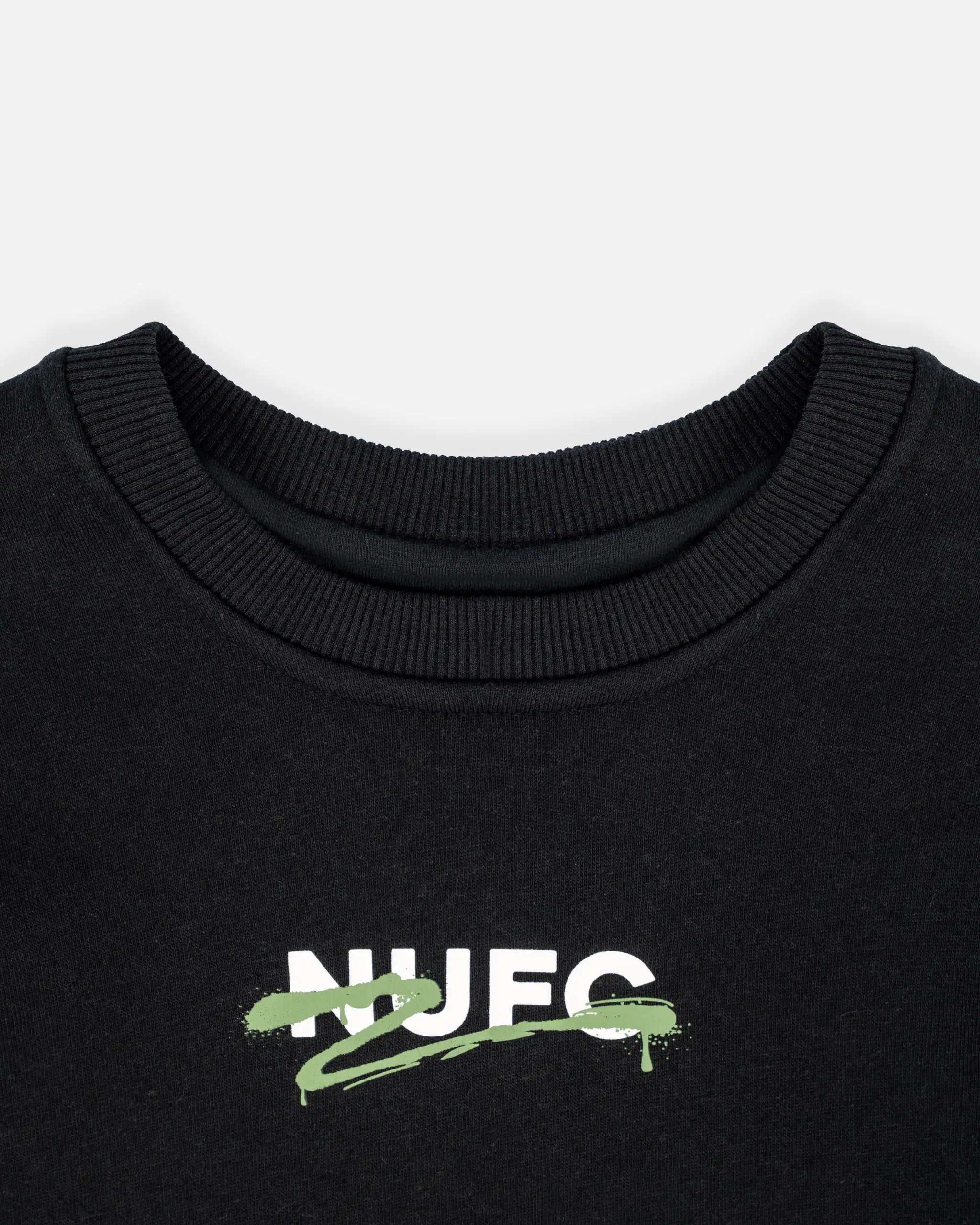 Newcastle United Kids' Black Graffiti Sweatshirt