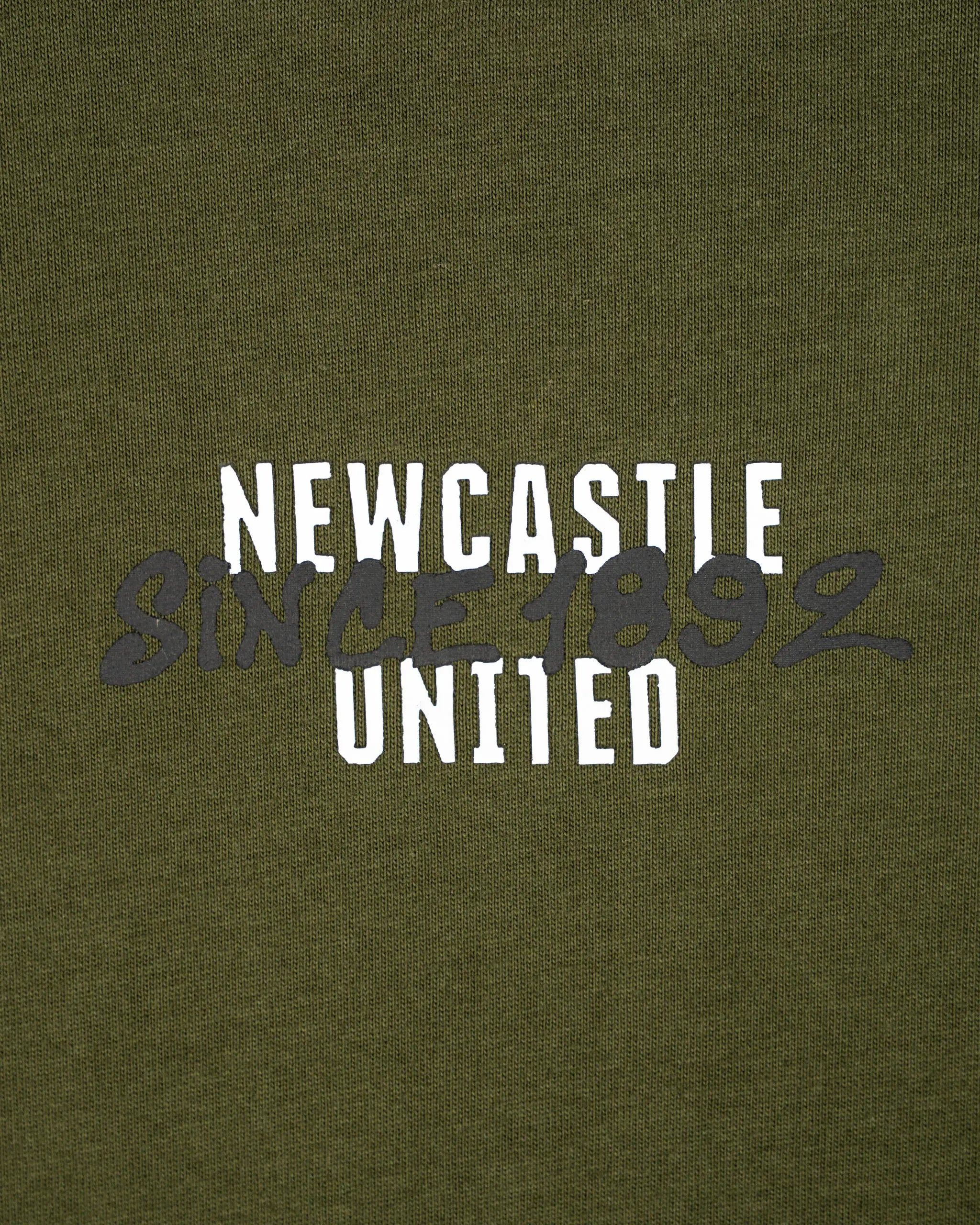 Newcastle United Kids' Khaki Graffiti Print T-Shirt