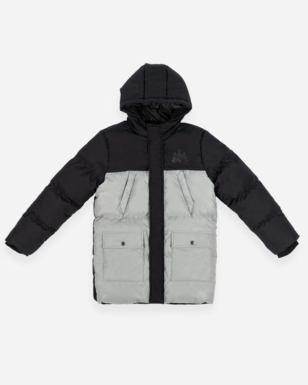 Newcastle United Kids' Reflective Longline Padded Coat