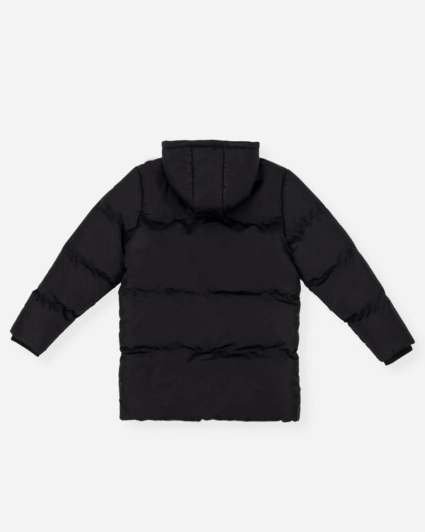 Newcastle United Kids' Black Longline Padded Coat