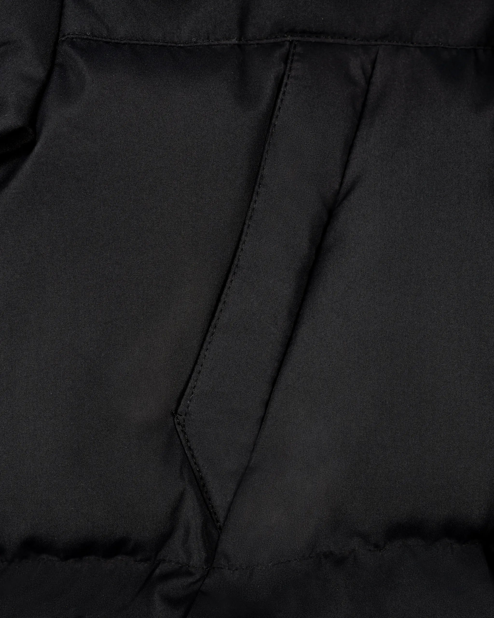 Newcastle United Kids' Black Longline Padded Coat