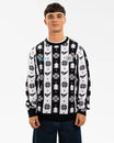 Newcastle United Adult's Black & White Christmas Jumper