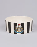 Newcastle United Ceramic Striped Pet Bowl