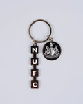 Newcastle United Crest & Letter Keyring