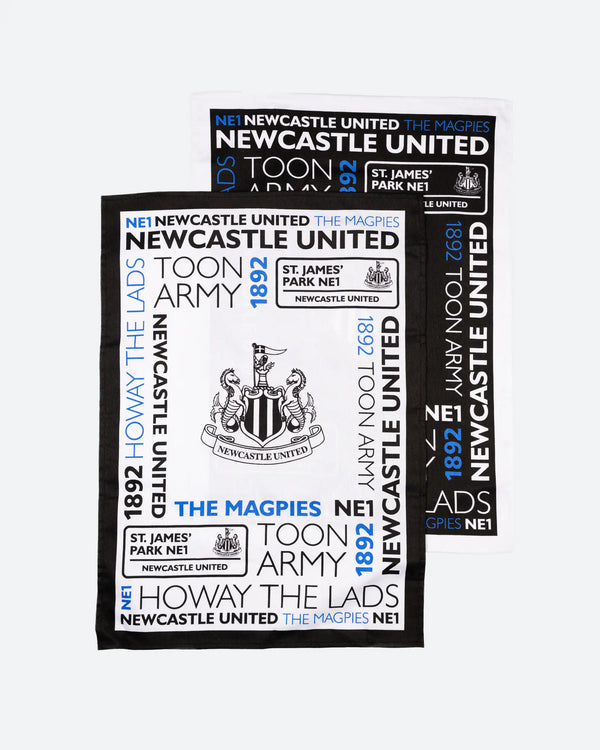Newcastle United 2 Pack Toon Army Tea Towels