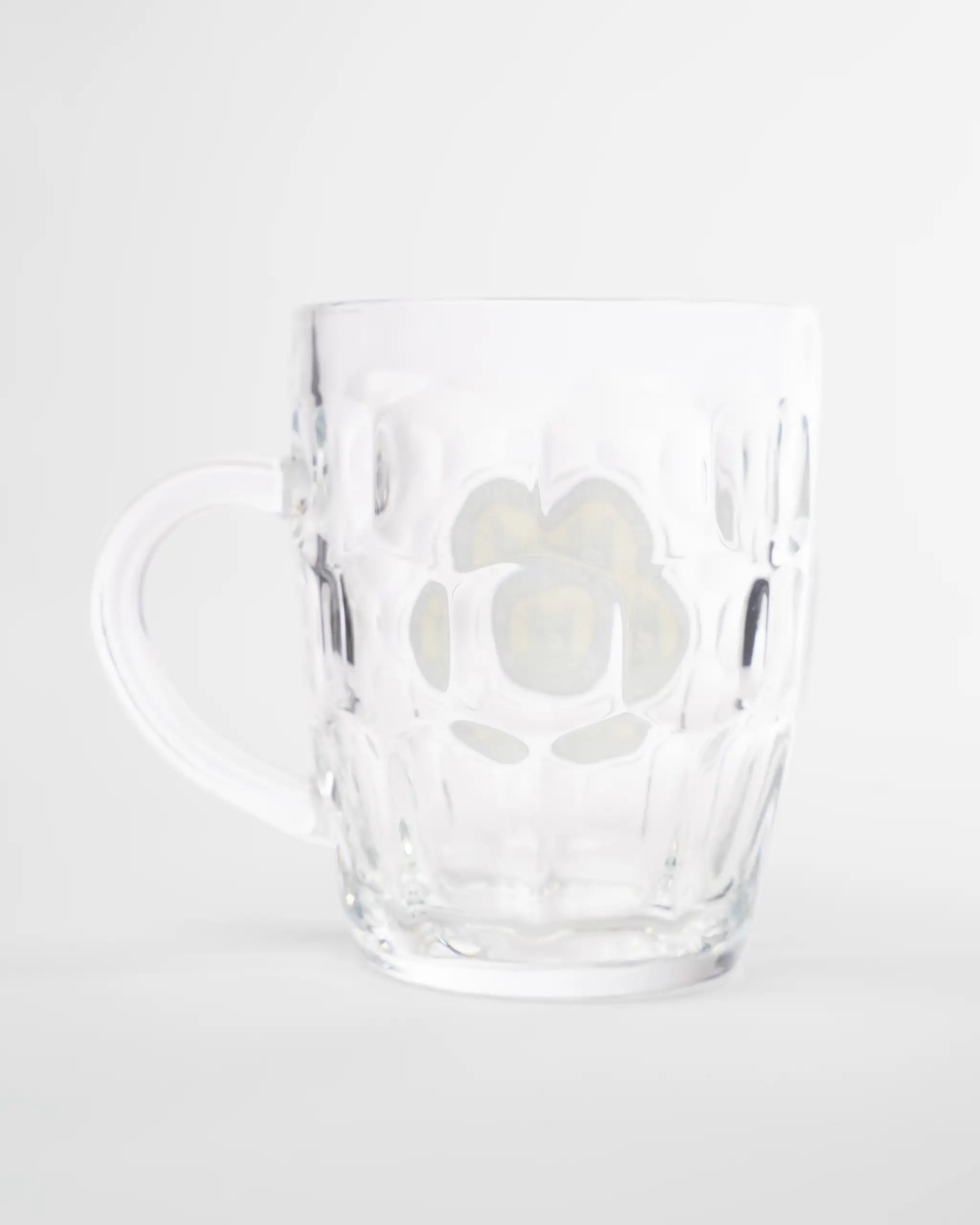 Newcastle United Retro Crest Dimpled Pint Glass
