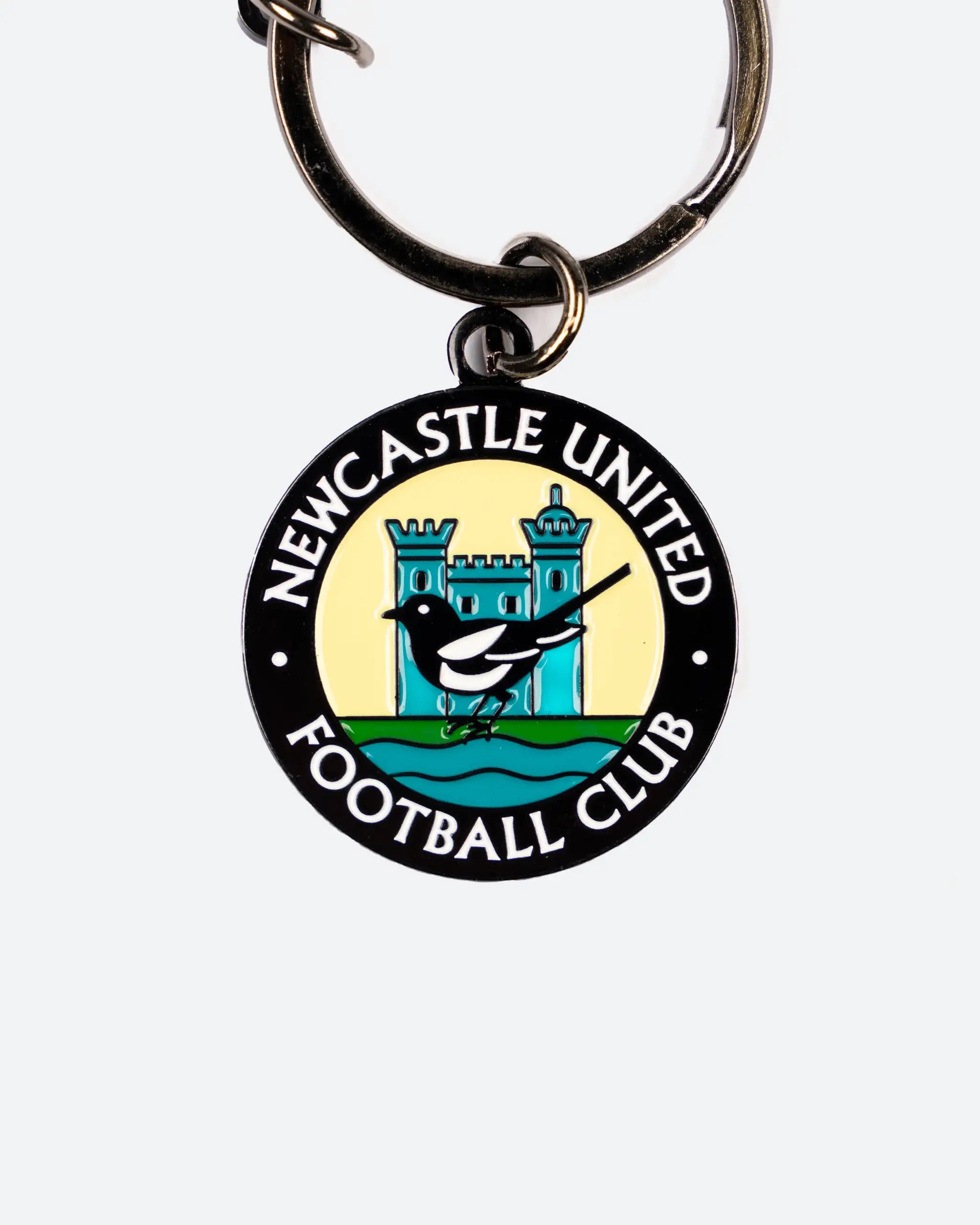 Newcastle United Retro Crest Charm Keyring