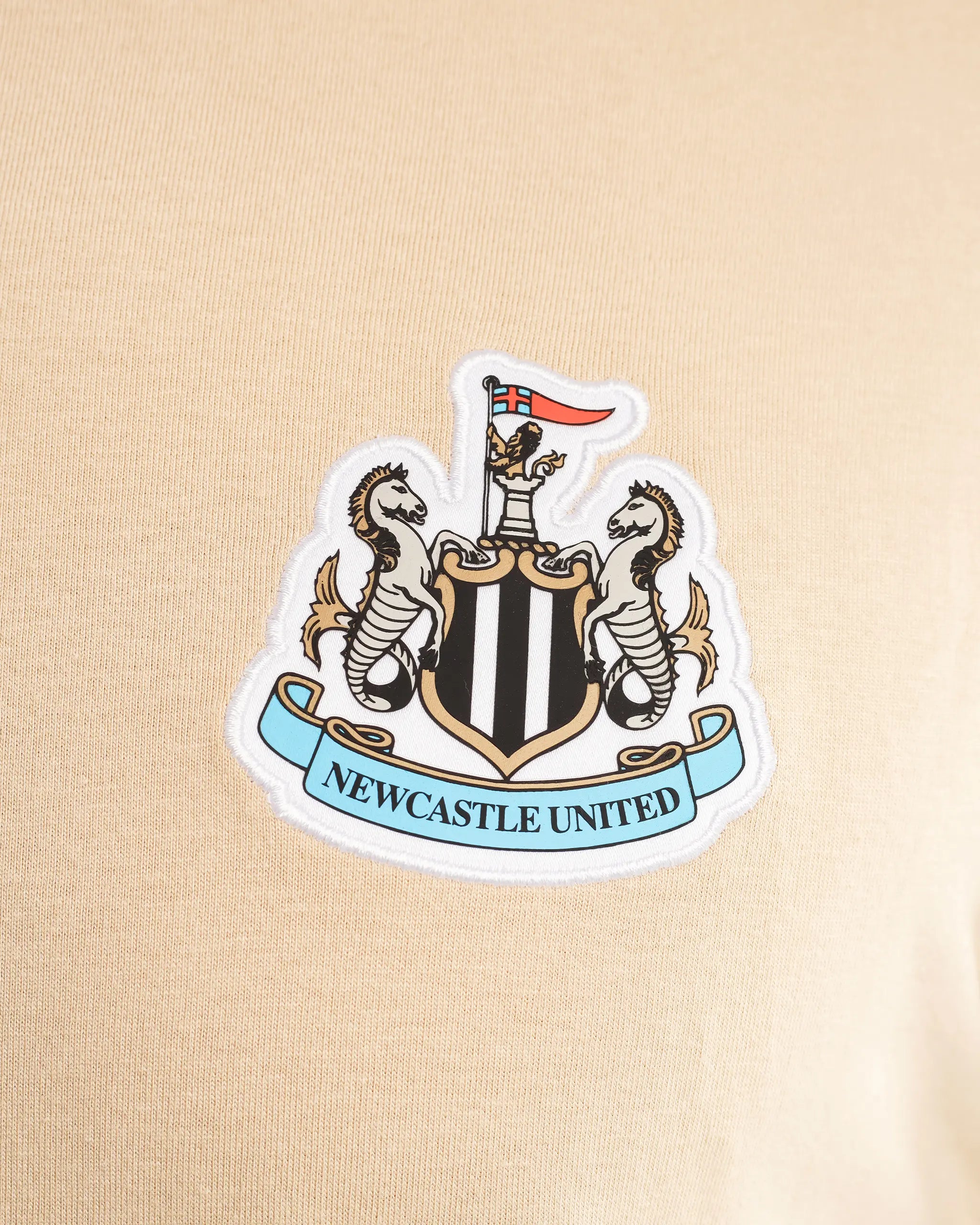 Newcastle United Men's Oat Terrace Crest T-Shirt