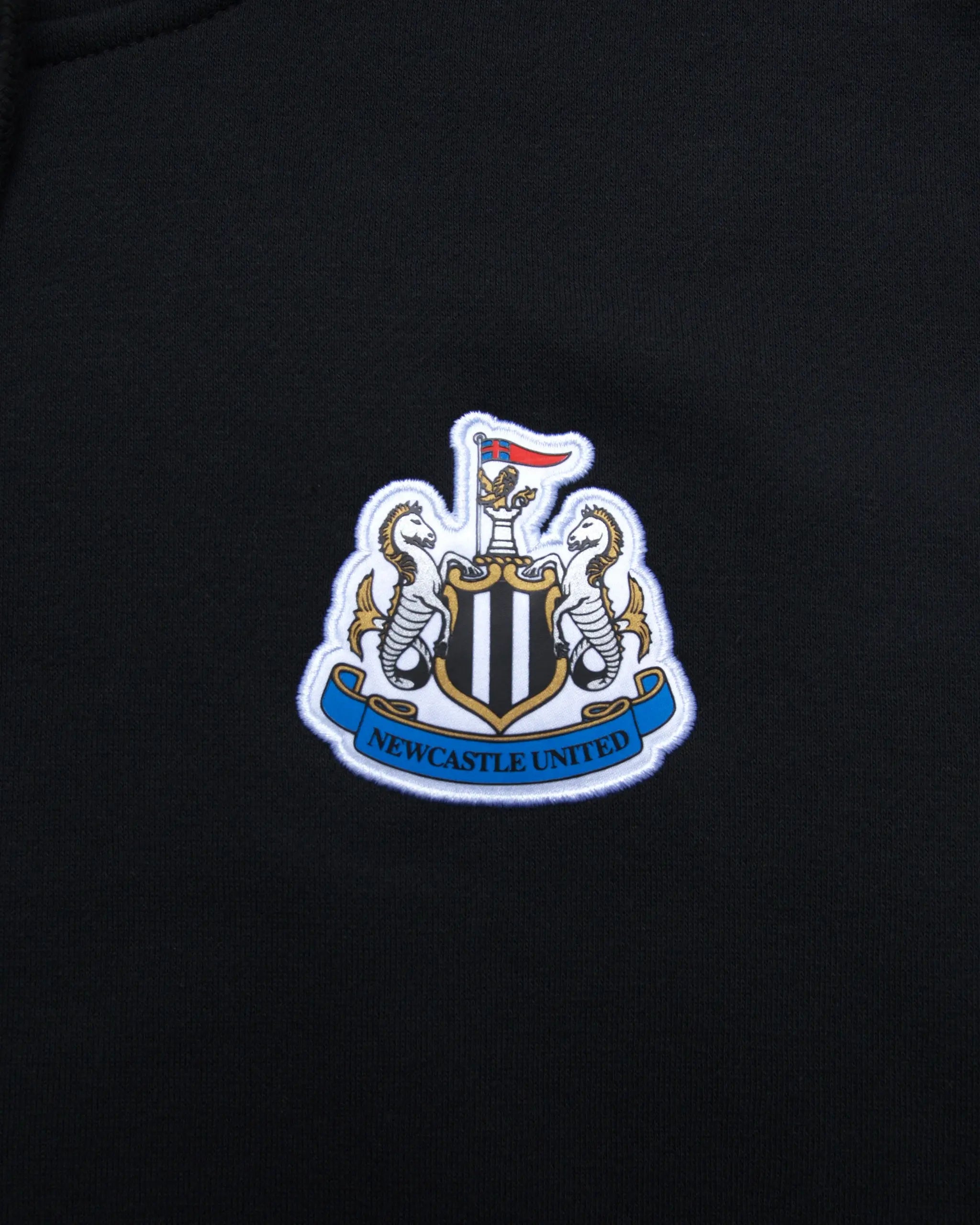Newcastle United Men's Black Terrace Crest Hoodie