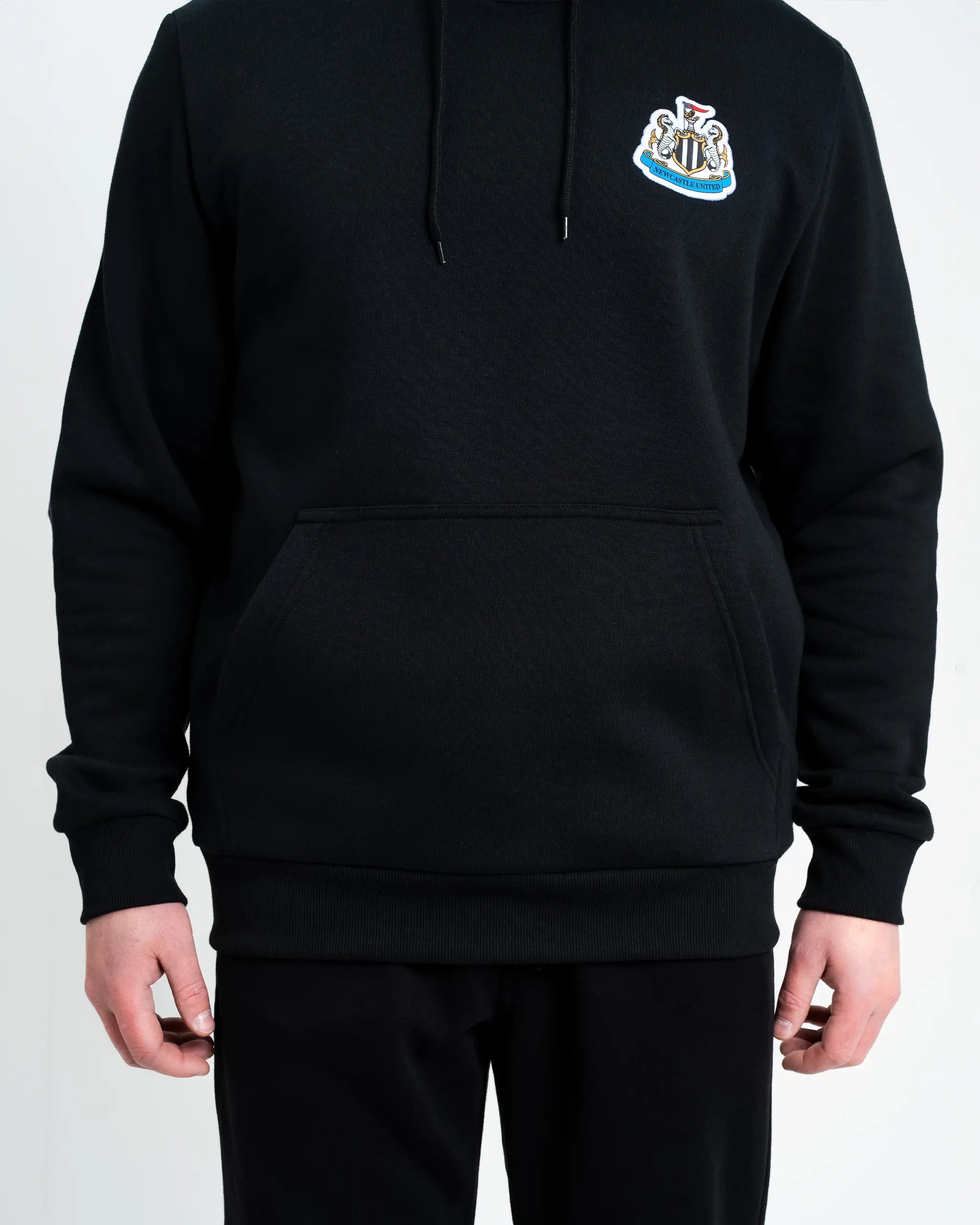 Newcastle United Men's Black Terrace Crest Hoodie