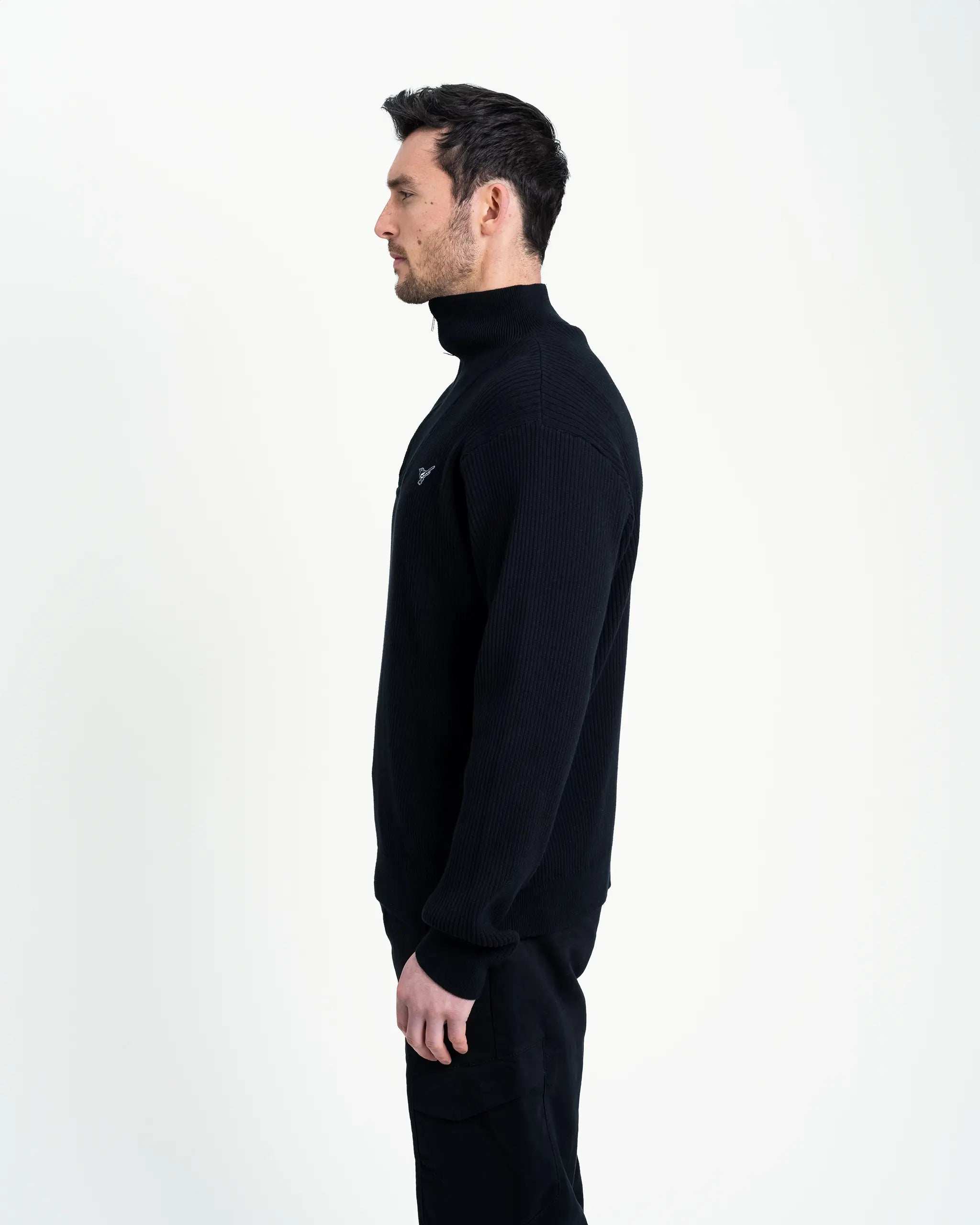 Newcastle United Chunky Knit 1/4 Zip Top