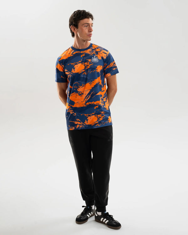 Newcastle United Men's Navy & Orange Camo T-Shirt