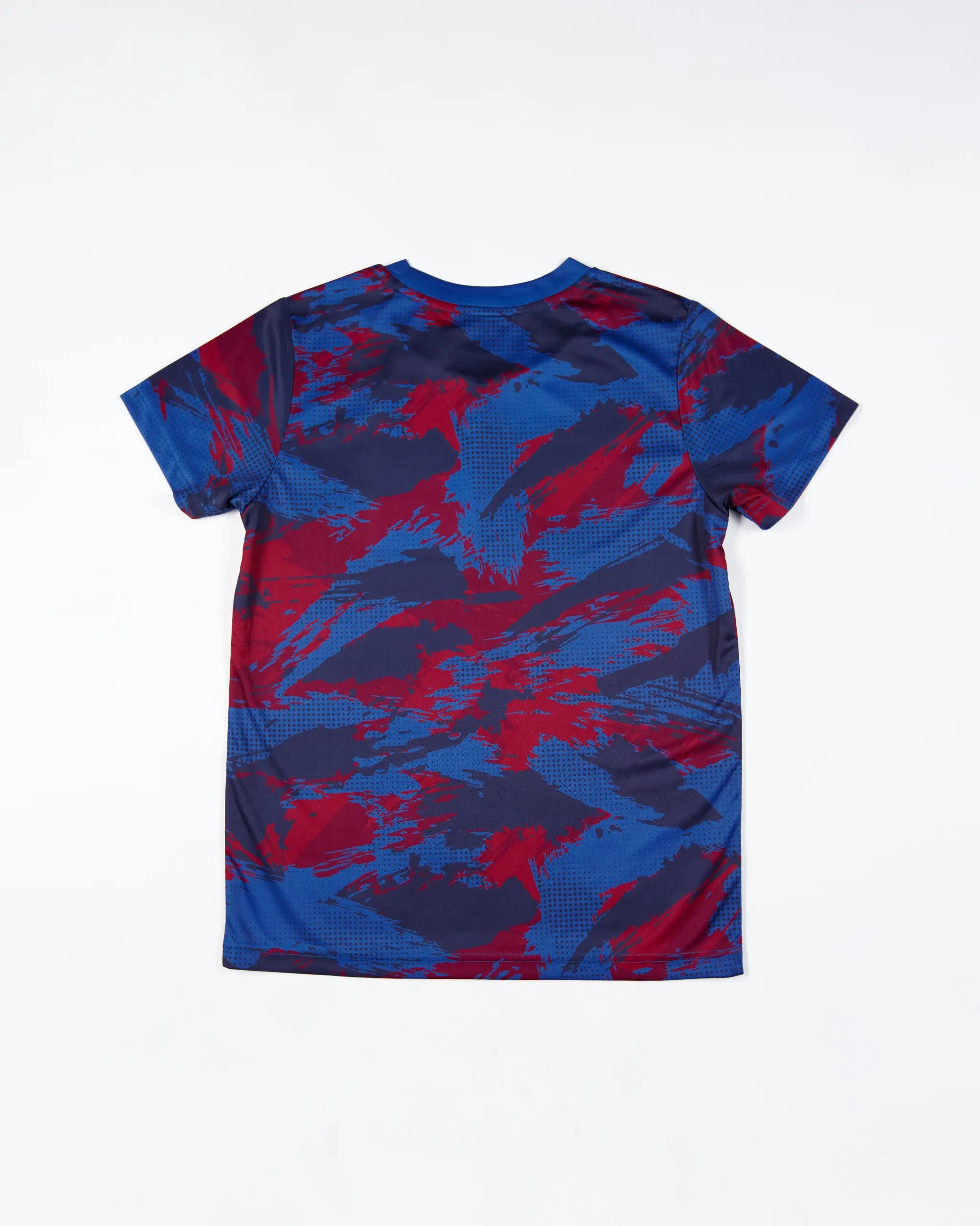 Newcastle United Kids' Navy Camo Poly Tee