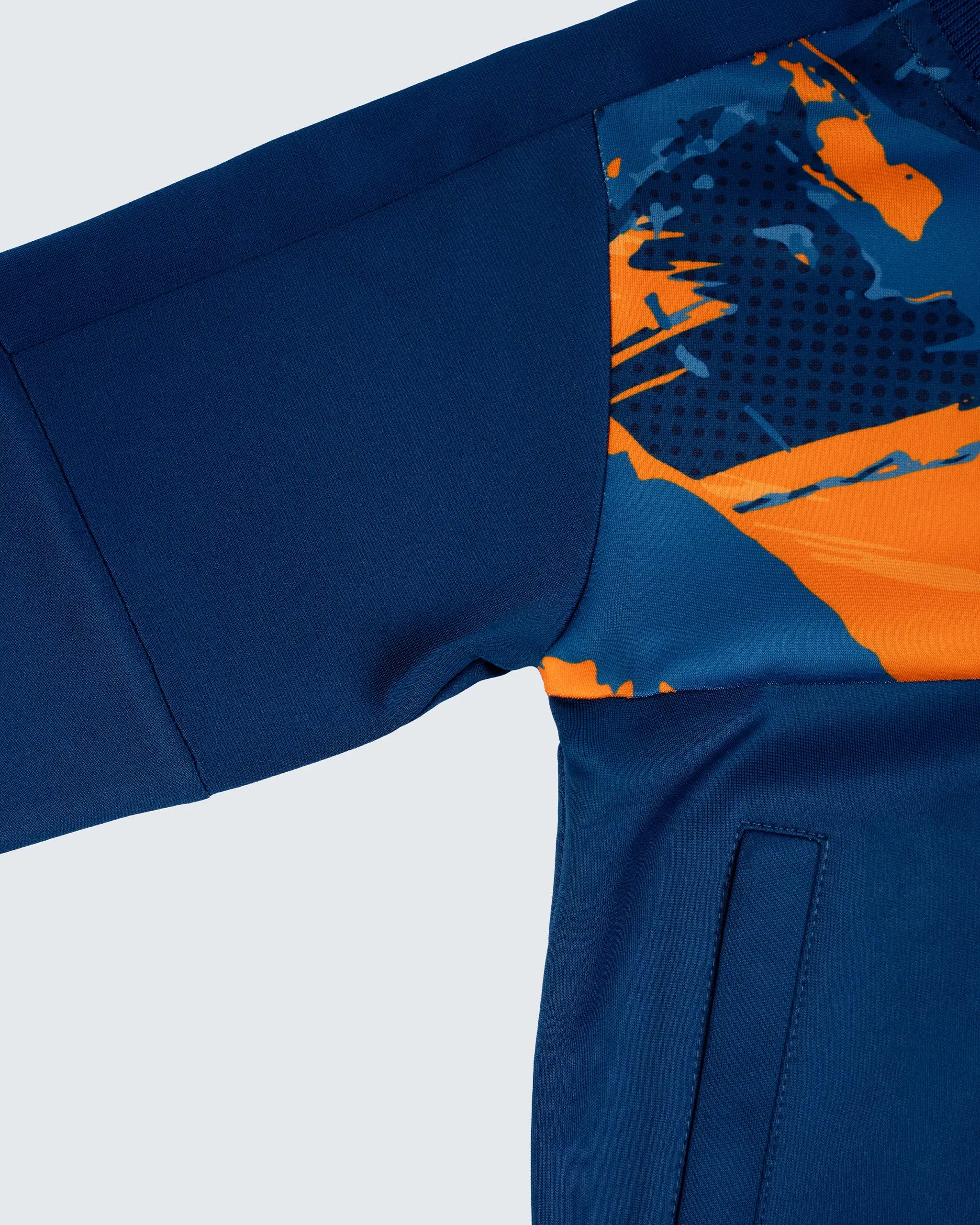 Newcastle United Kids' Navy & Orange Camo Track Jacket